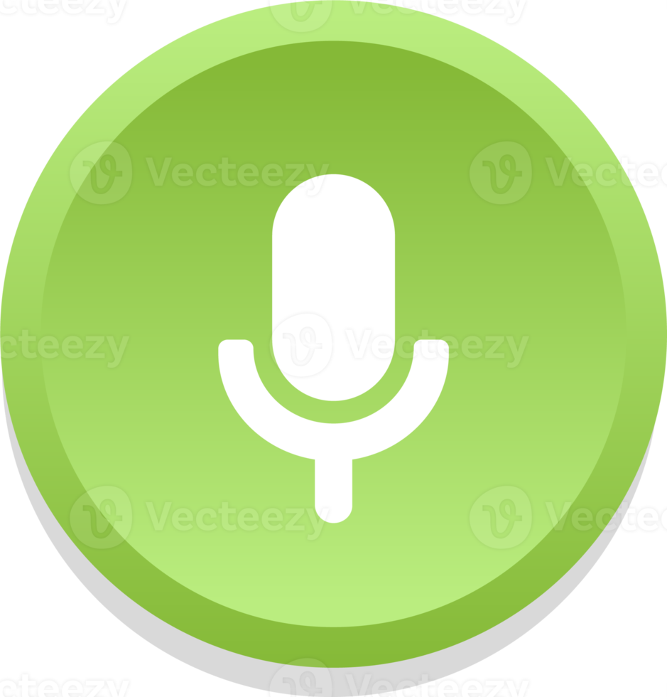 Microphone set. For website and mobile apps png