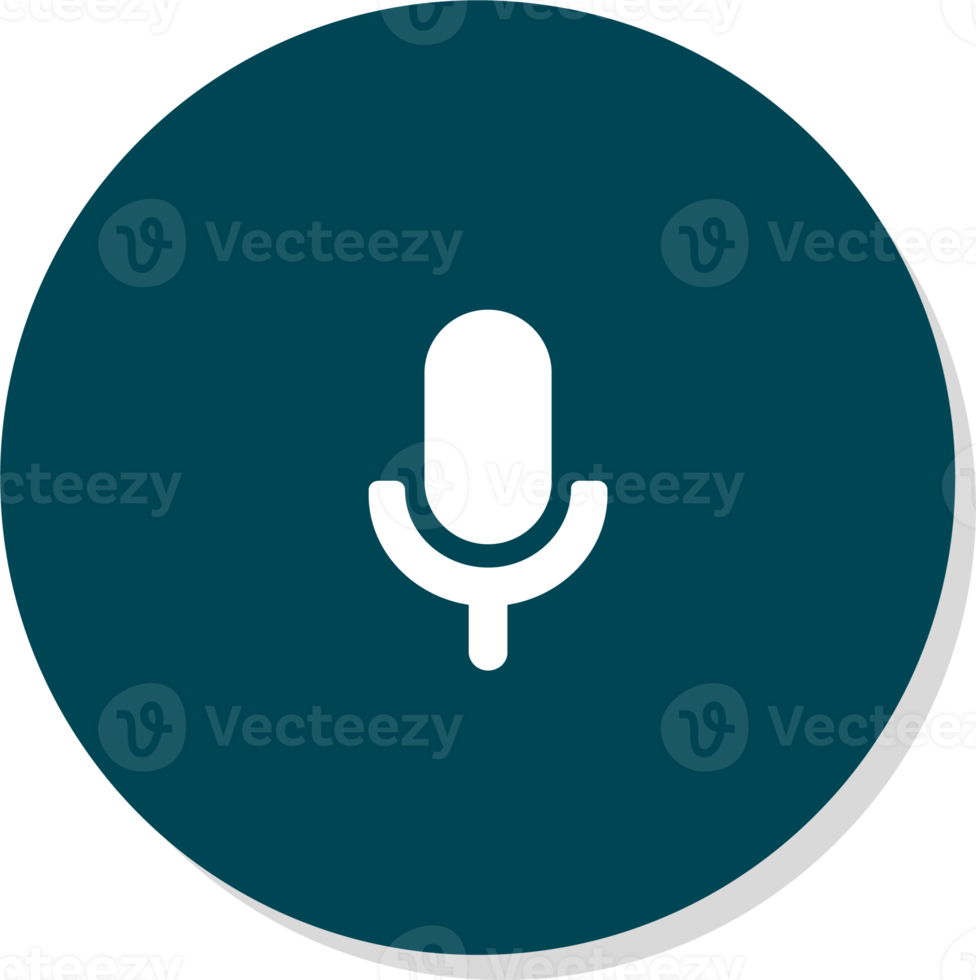 Microphone set. For website and mobile apps png