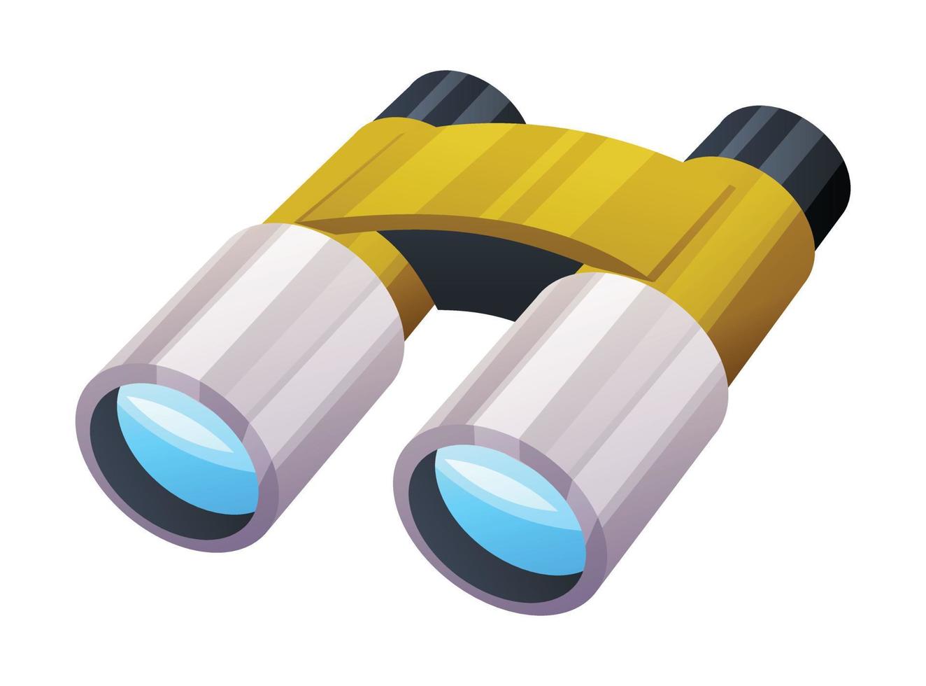 Binoculars vector illustration isolated on white background