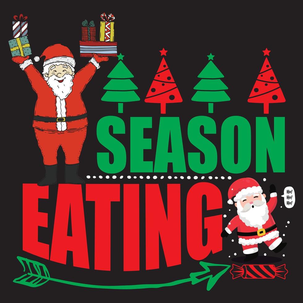 Season eating vector file