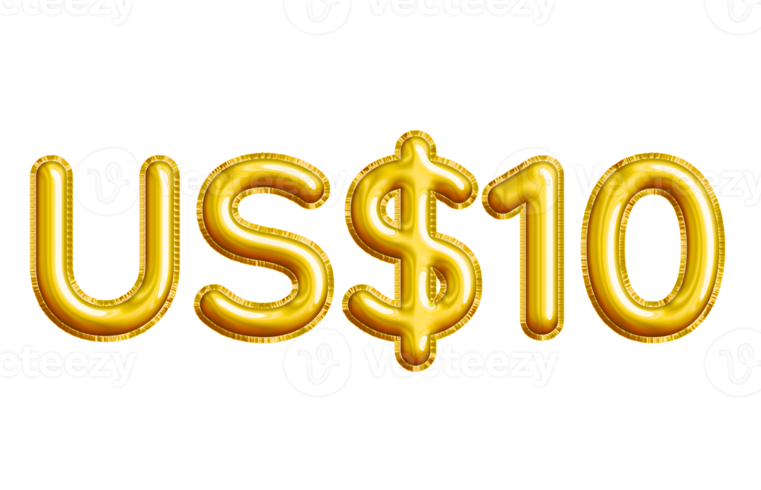 USD or United States Dollar 3D Gold Balloon. You can use this asset for your content like as USD Currency, Flyer Marketing, Banner, Promotion, Advertising, Discount Card, Pamphlet and anymore. png