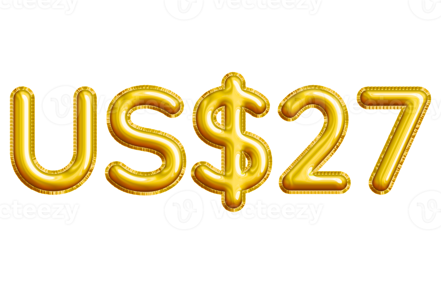 USD or United States Dollar 3D Gold Balloon. You can use this asset for your content like as USD Currency, Flyer Marketing, Banner, Promotion, Advertising, Discount Card, Pamphlet and anymore. png