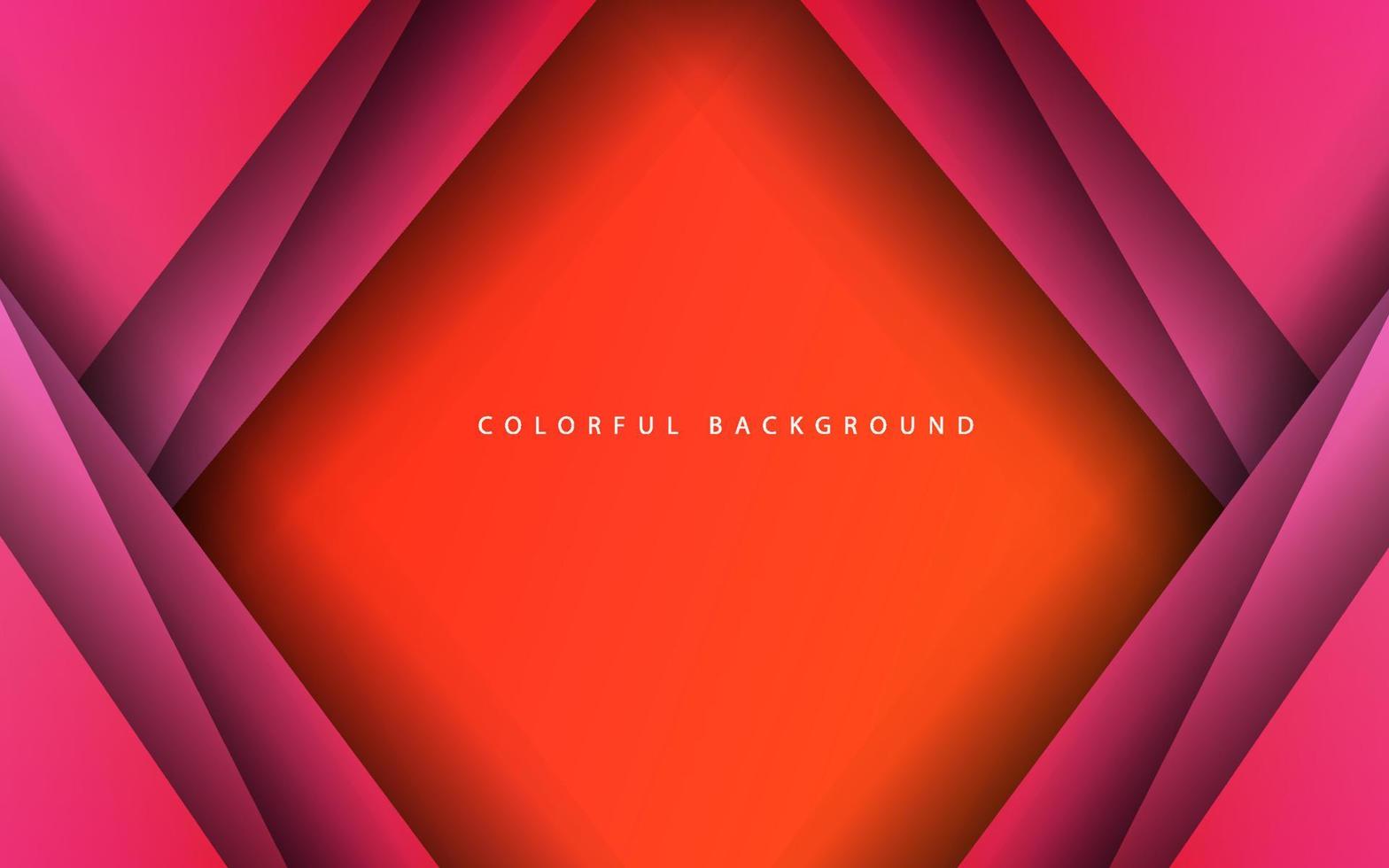 Papercut overlap layer banner background vector