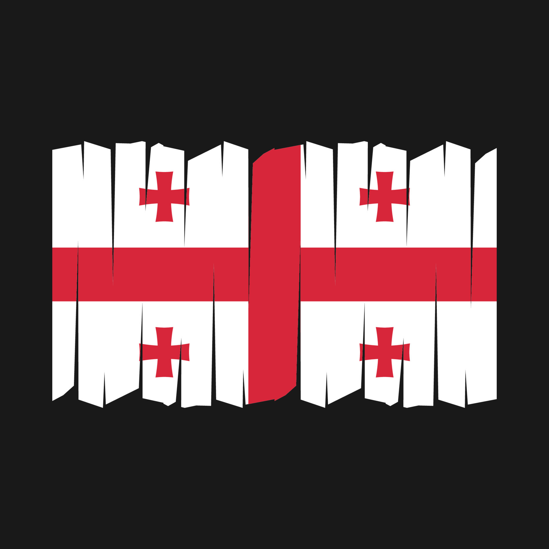 Georgia Flag Brush Vector 21624001 Vector Art at Vecteezy