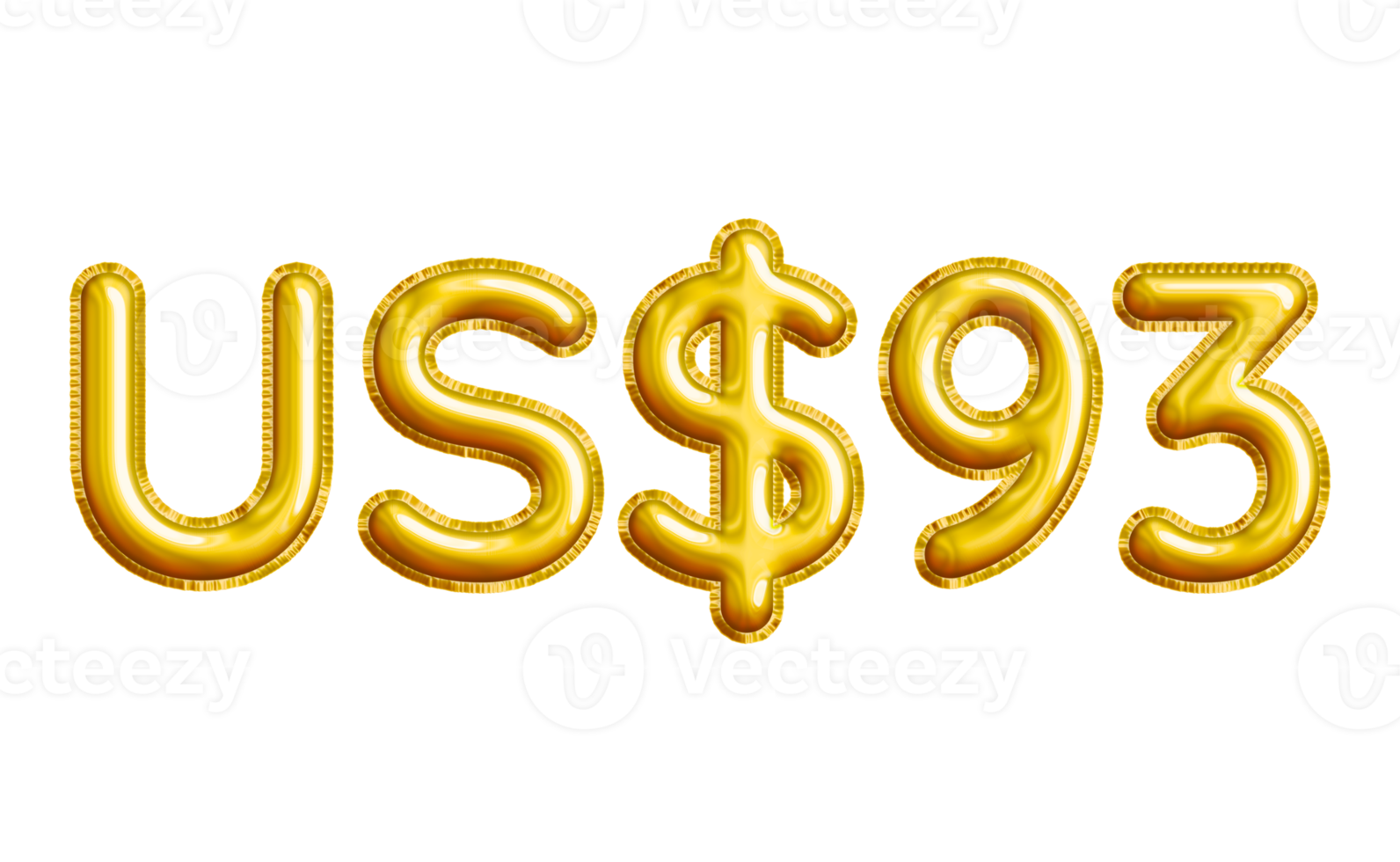 USD or United States Dollar 3D Gold Balloon. You can use this asset for your content like as USD Currency, Flyer Marketing, Banner, Promotion, Advertising, Discount Card, Pamphlet and anymore. png