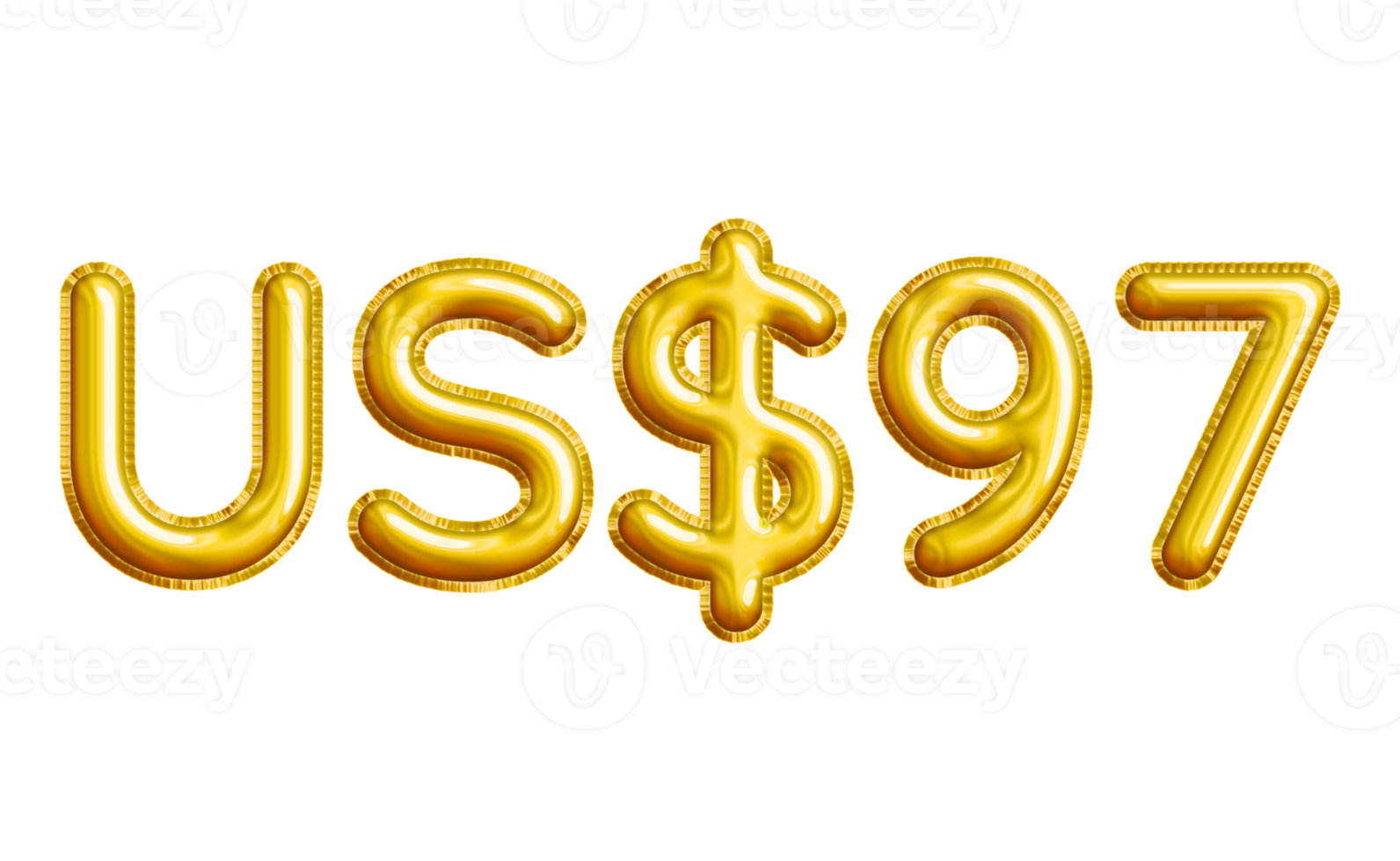 USD or United States Dollar 3D Gold Balloon. You can use this asset for your content like as USD Currency, Flyer Marketing, Banner, Promotion, Advertising, Discount Card, Pamphlet and anymore. png