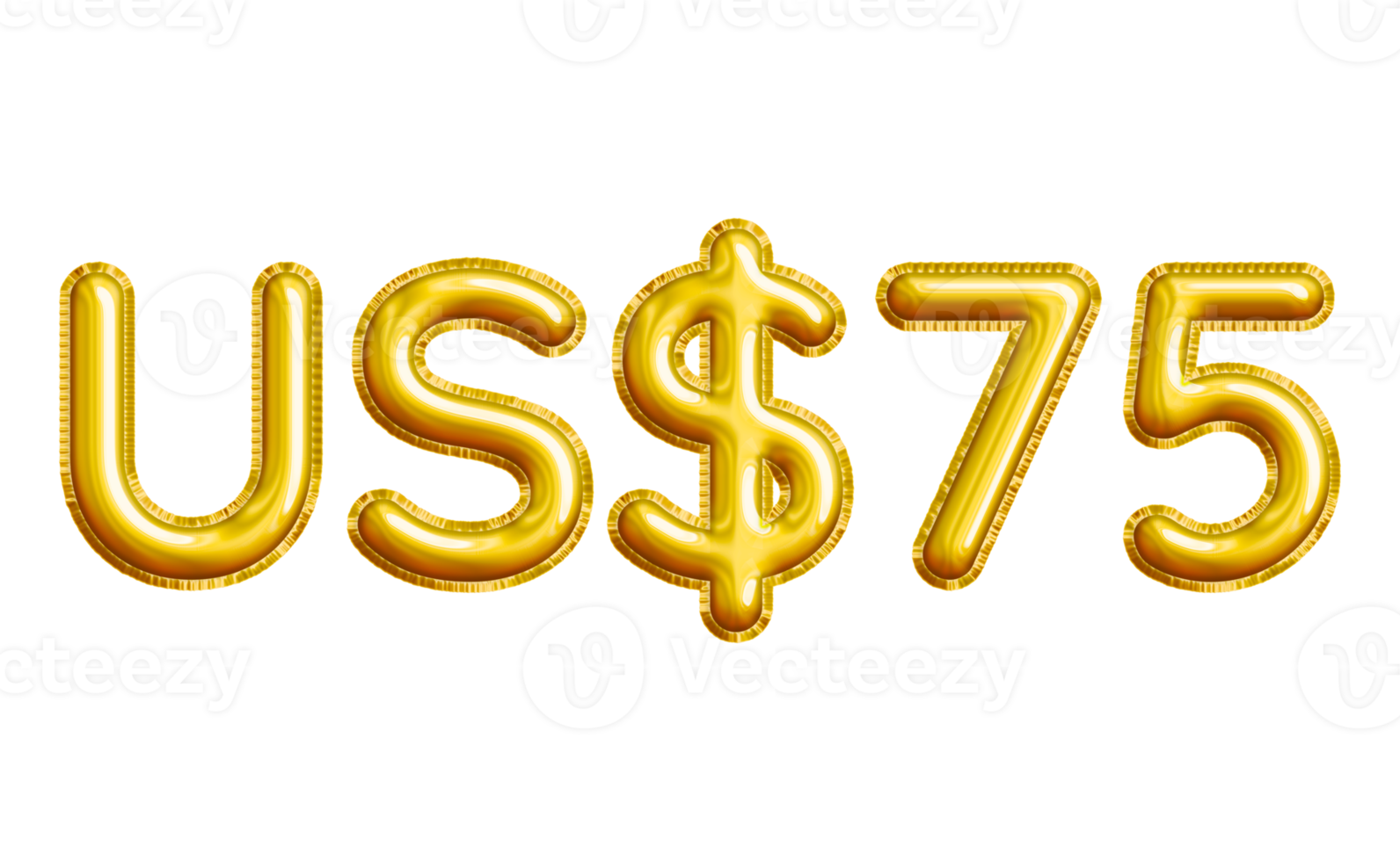 USD or United States Dollar 3D Gold Balloon. You can use this asset for your content like as USD Currency, Flyer Marketing, Banner, Promotion, Advertising, Discount Card, Pamphlet and anymore. png