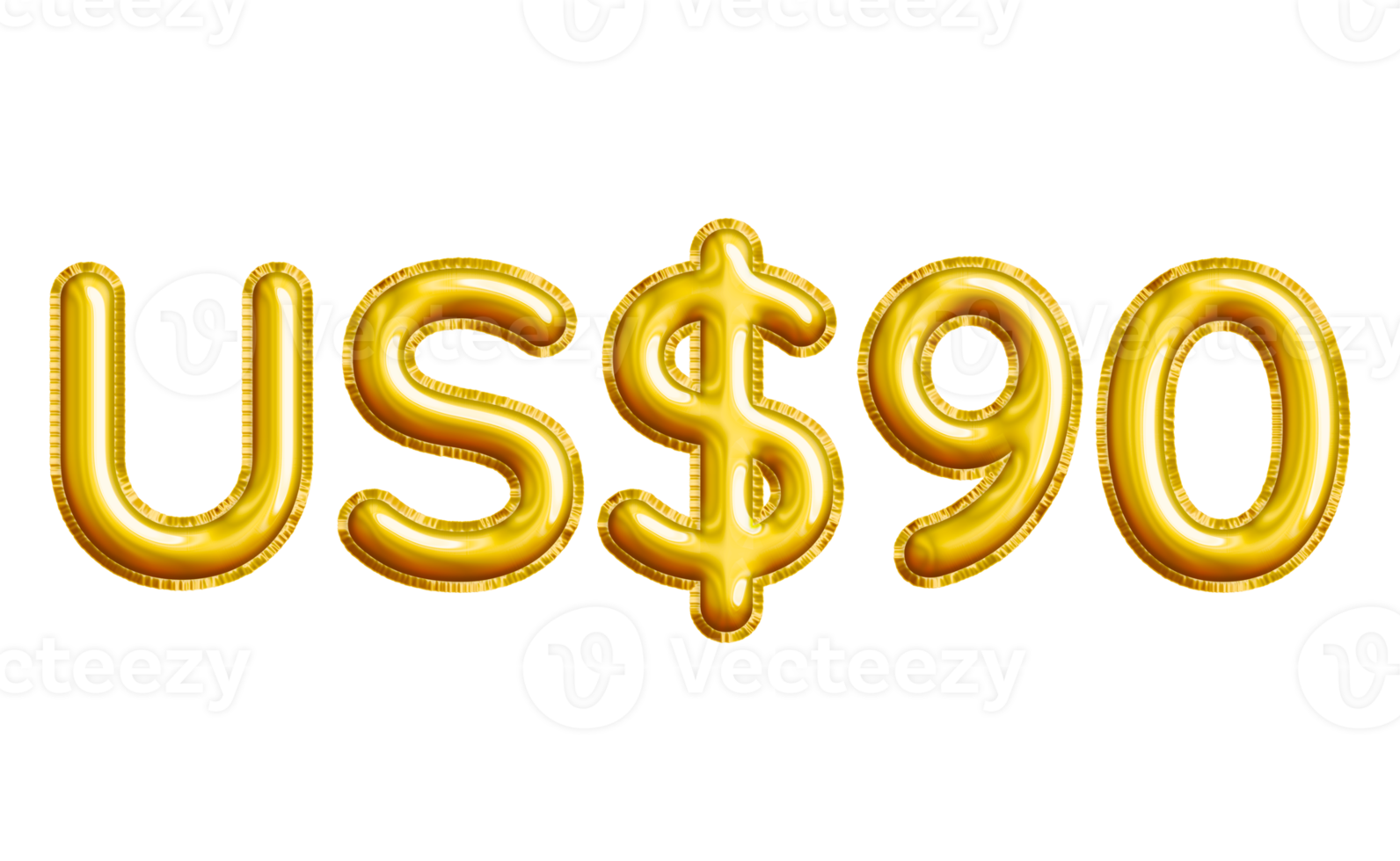 USD or United States Dollar 3D Gold Balloon. You can use this asset for your content like as USD Currency, Flyer Marketing, Banner, Promotion, Advertising, Discount Card, Pamphlet and anymore. png