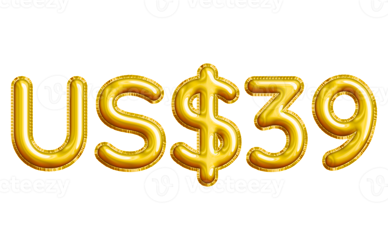 USD or United States Dollar 3D Gold Balloon. You can use this asset for your content like as USD Currency, Flyer Marketing, Banner, Promotion, Advertising, Discount Card, Pamphlet and anymore. png