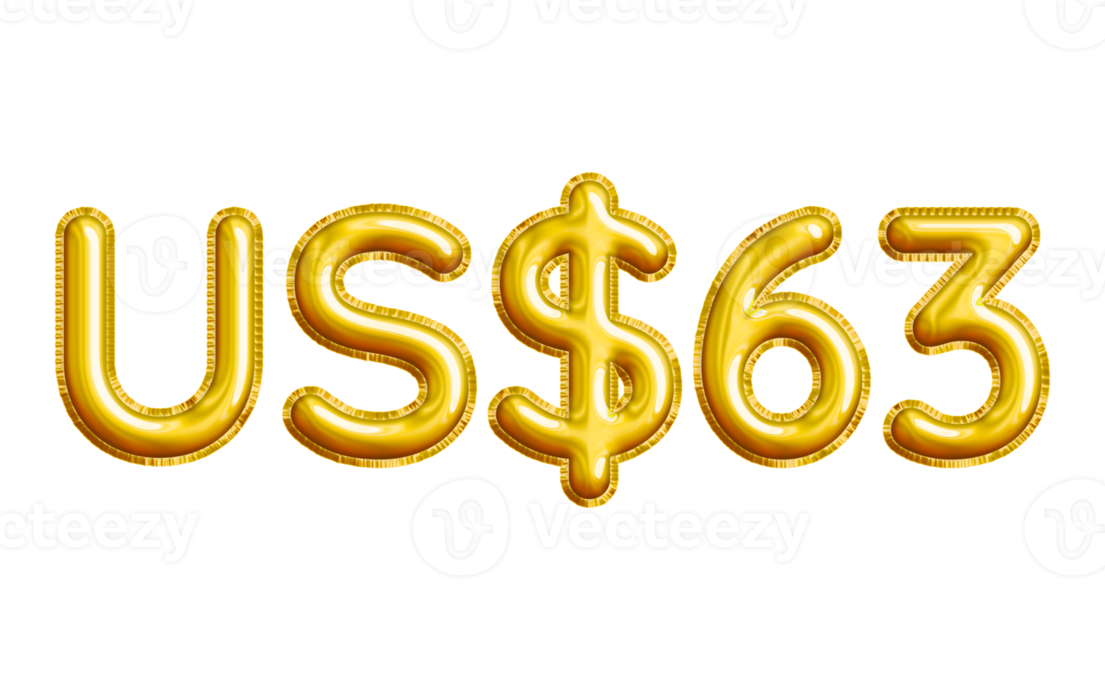 USD or United States Dollar 3D Gold Balloon. You can use this asset for your content like as USD Currency, Flyer Marketing, Banner, Promotion, Advertising, Discount Card, Pamphlet and anymore. png