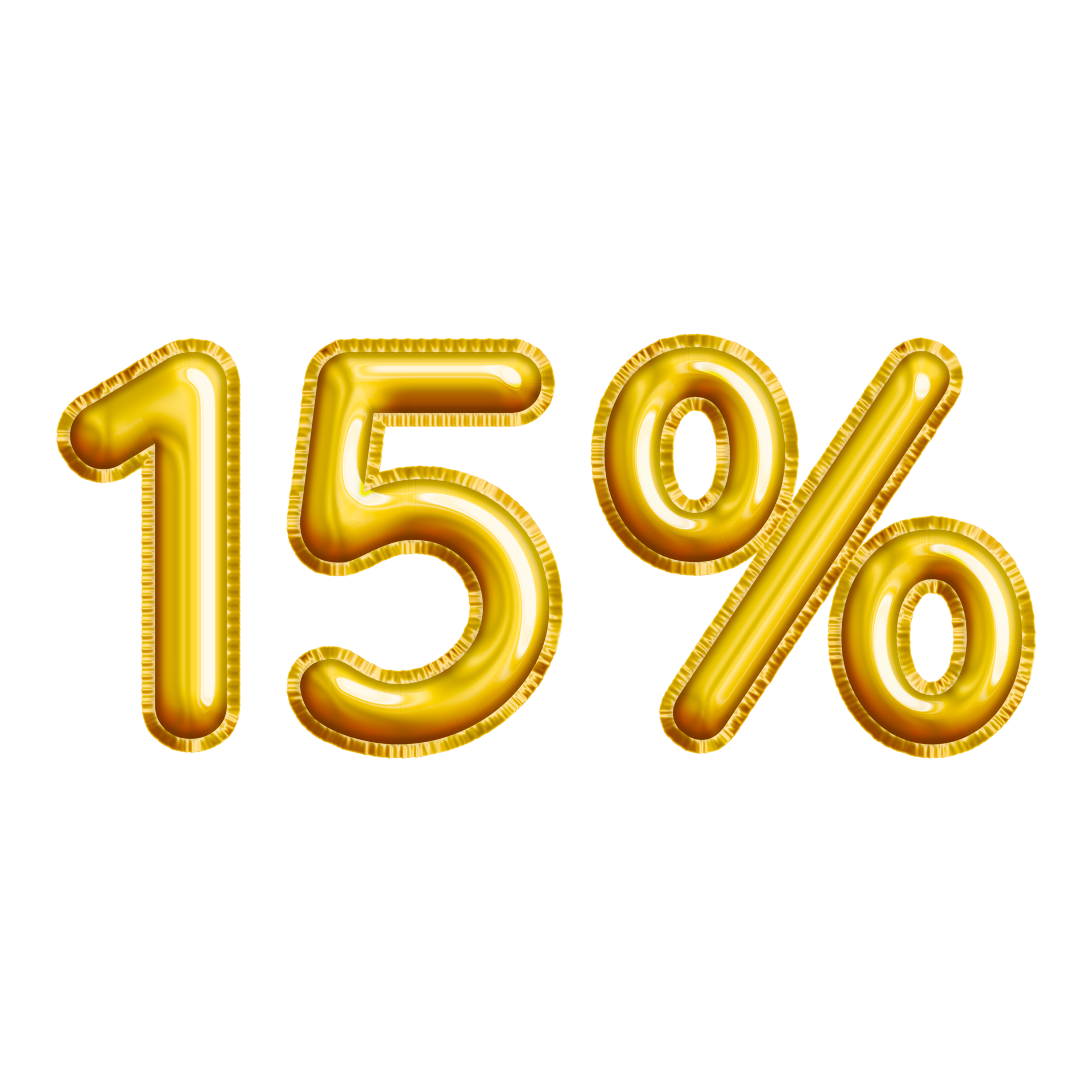 15-or-fifteen-percent-3d-gold-balloon-you-can-use-this-asset-for-your