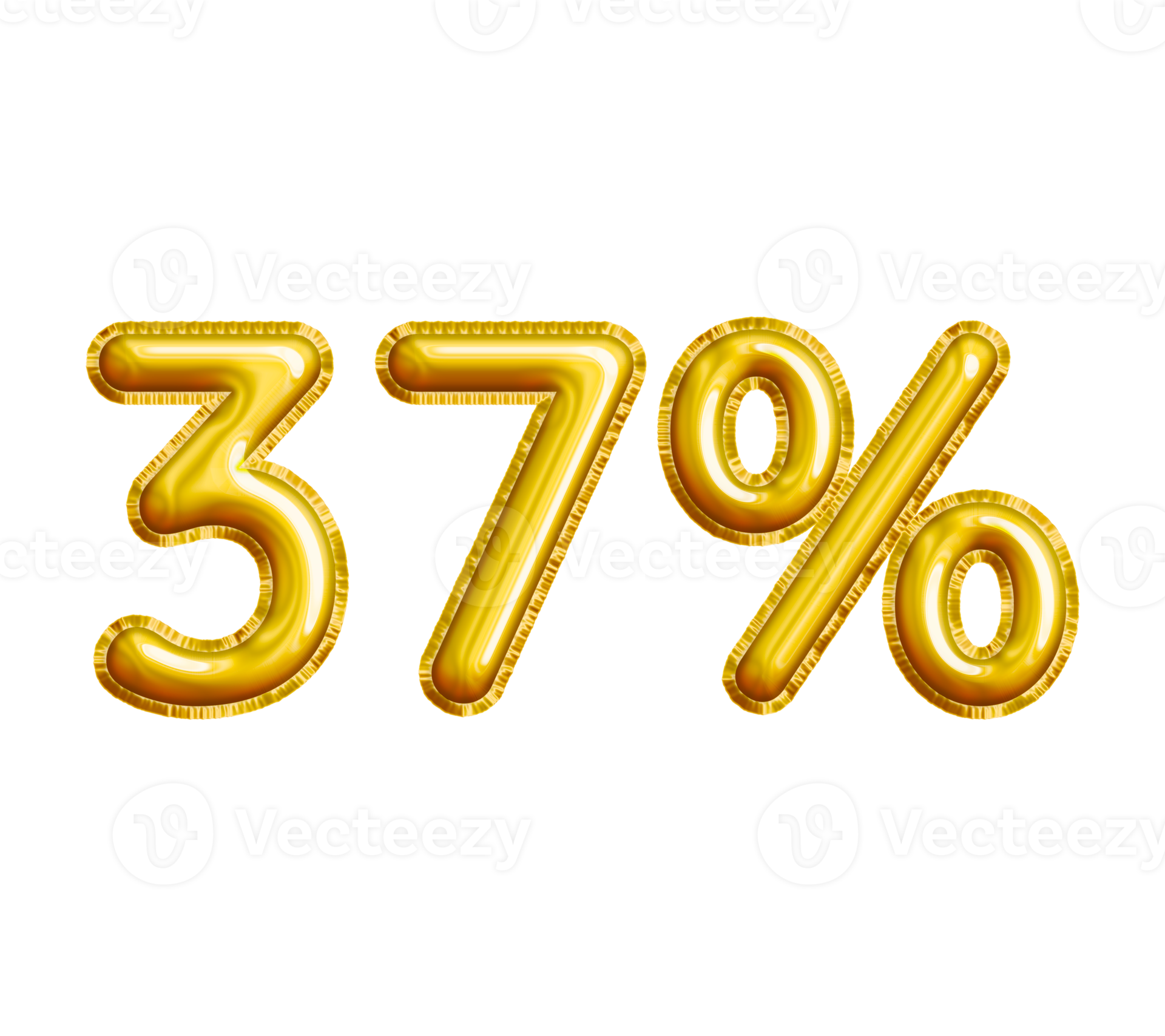 31 Out Of 37 As A Percentage 37 or Thirty-seven Percent 3D Gold Balloon. You can use this asset for