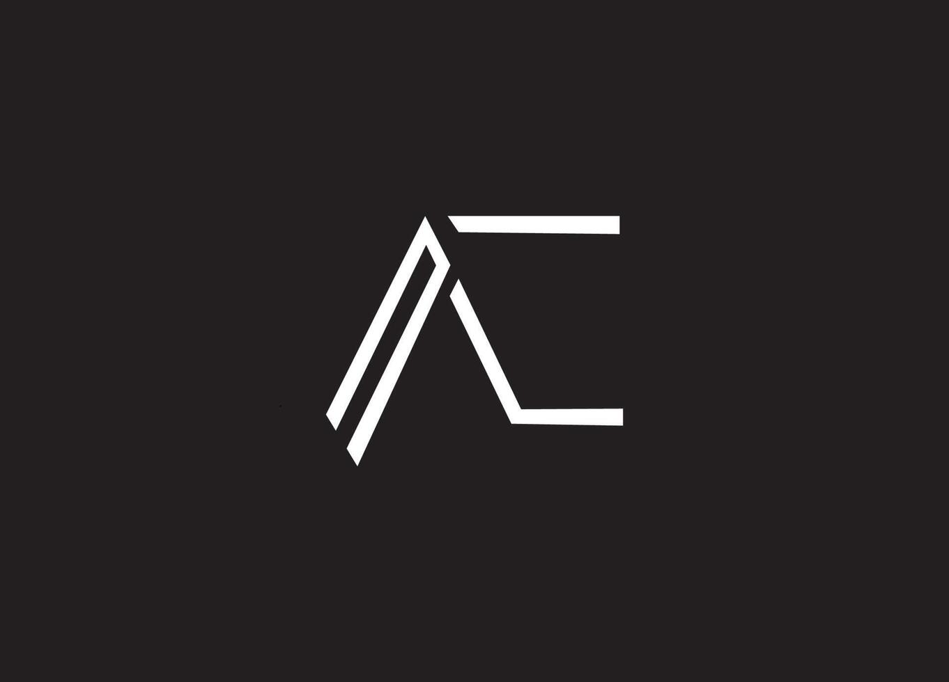 AC elegant logo template logo design 21624421 Vector Art at Vecteezy