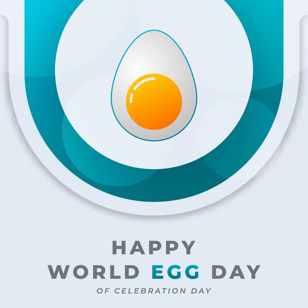 World Egg Day Celebration Vector Design Illustration for Background, Poster, Banner, Advertising, Greeting Card