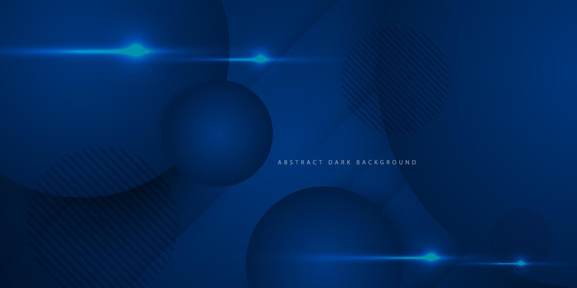 Geometry abstract background with dark blue circle space background design. Modern and cool design. Vector Eps10