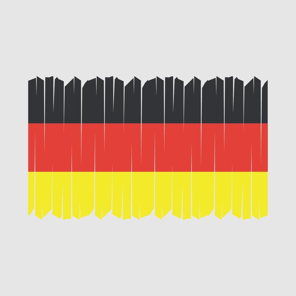 Germany Flag Brush Vector