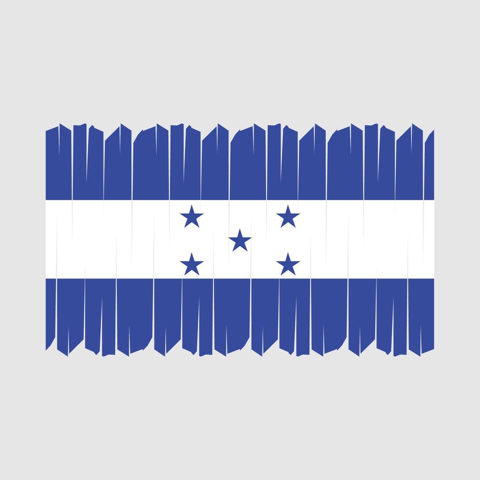 Honduras Flag Brush Vector