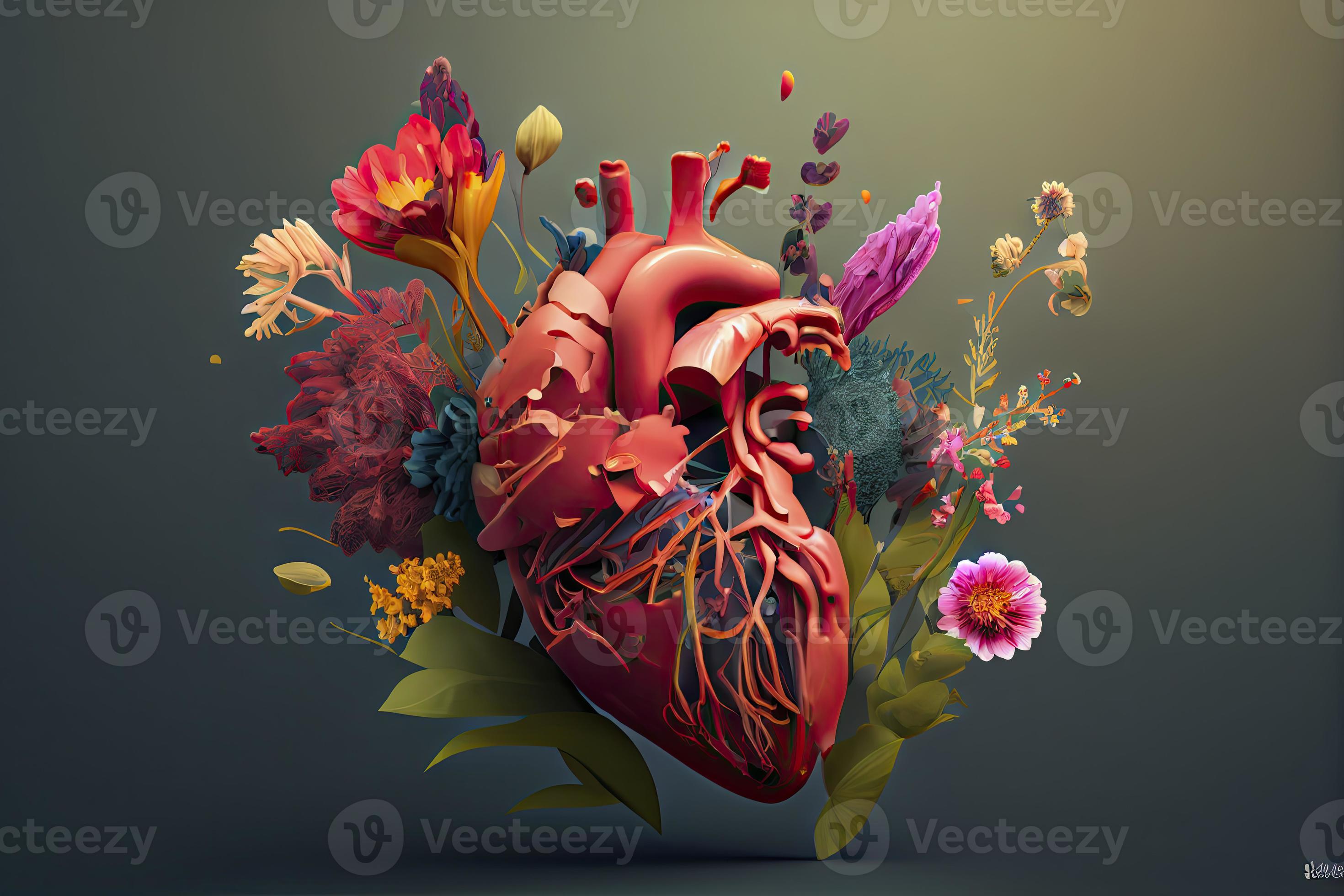 human heart art love