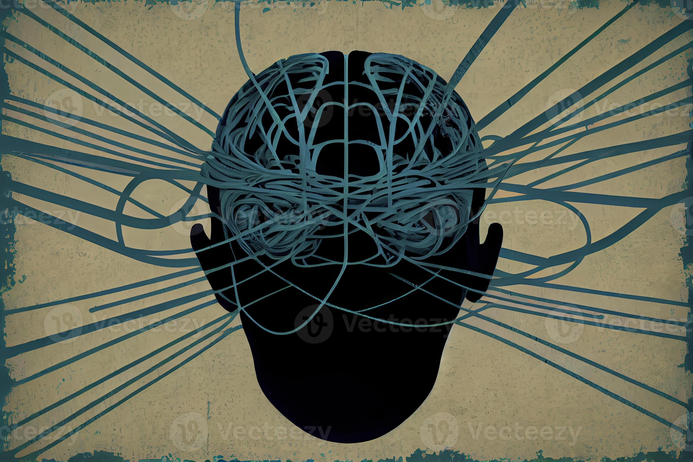 Mind control, brain with strings, manipulation and dictator concept 21625914 Stock Photo at Vecteezy