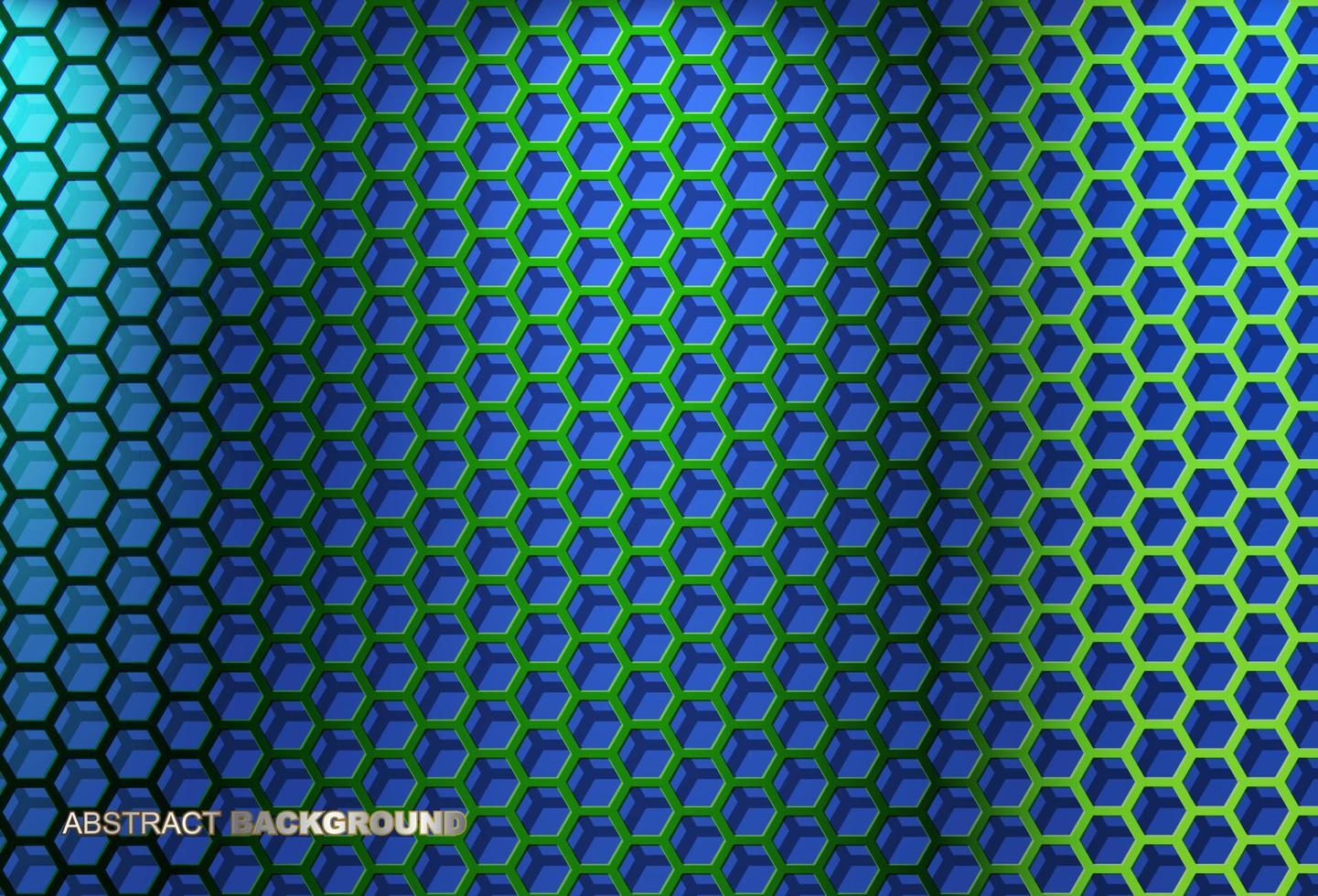 Abstract color light hexagon line in dark modern luxury futuristic background vector illustration