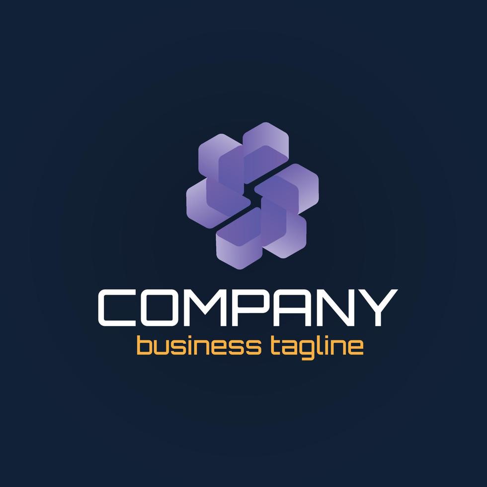Abstract Modern Logo Design vector