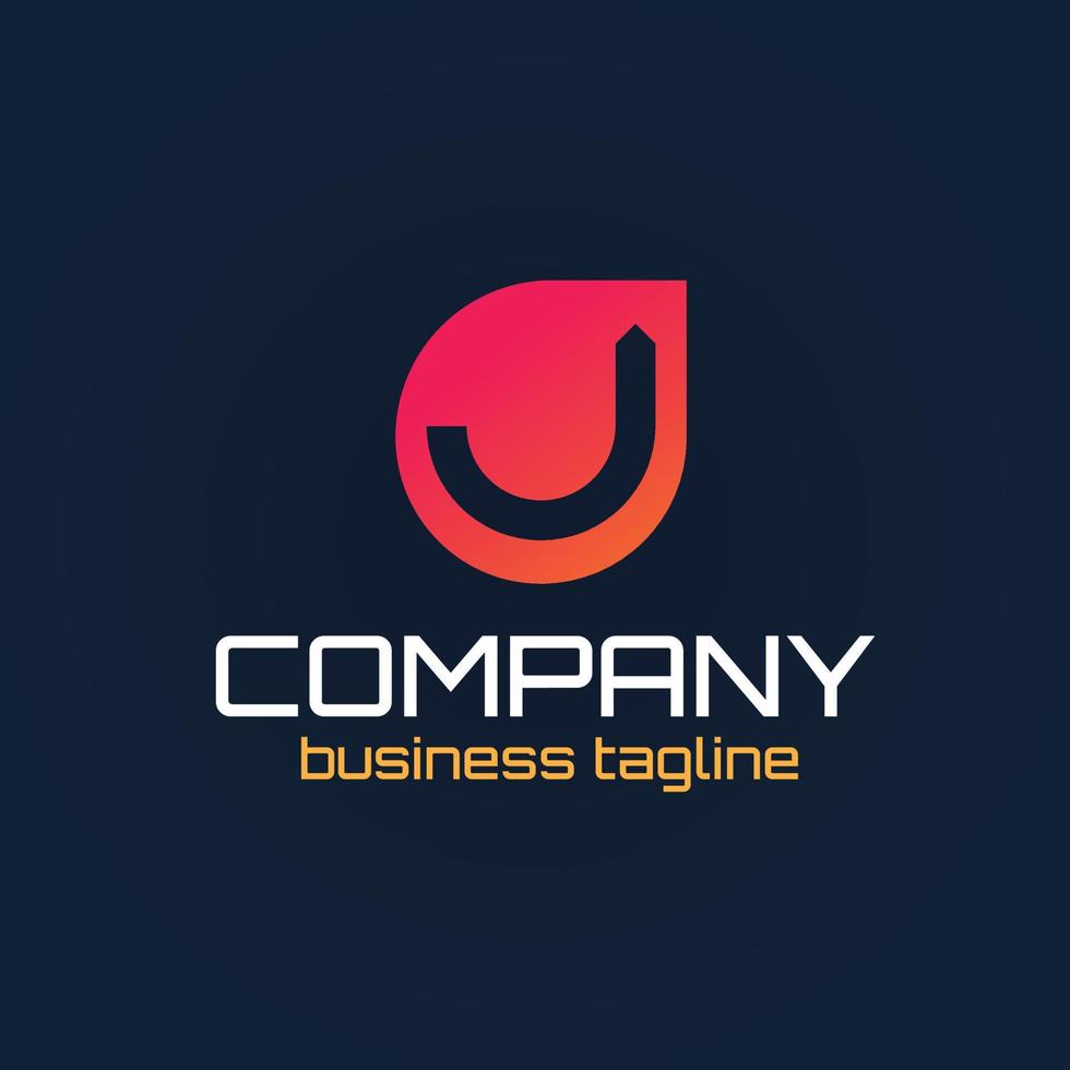 Abstract Modern Logo Design vector