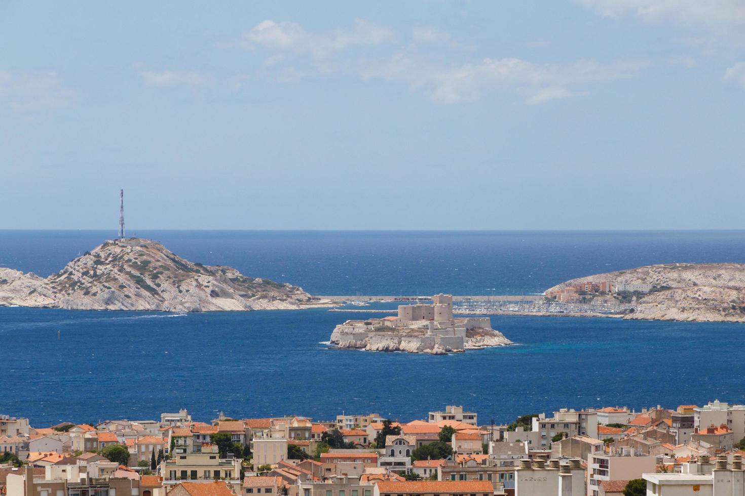 view on island If from Marseille, France photo