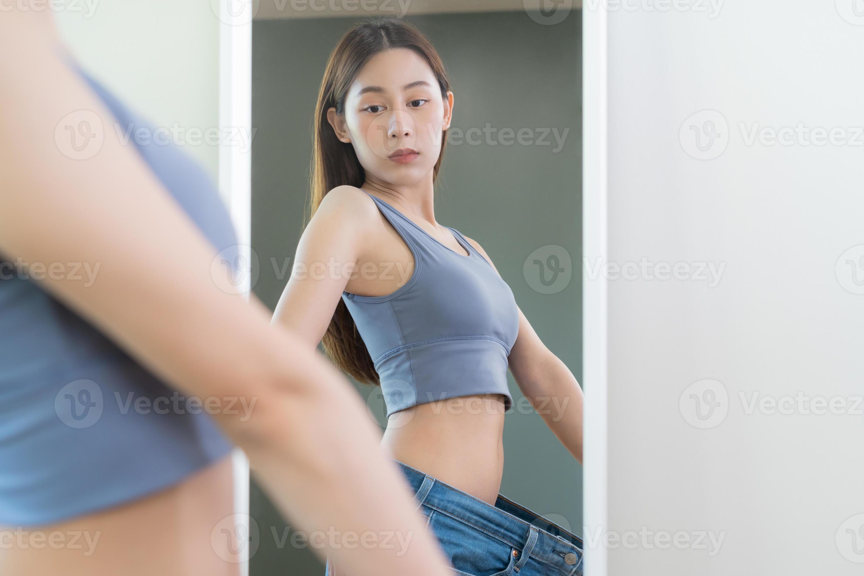 Young Woman Good Shape Small Waist Stock Photo 1380523952