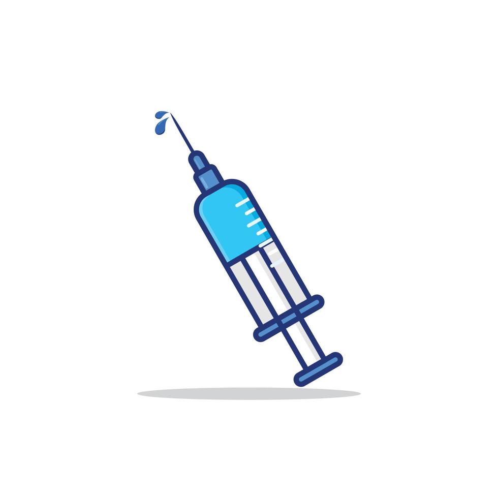 Injection. Injection icon simple sign. Injection logo design. Injection vector illustration. Medical equipment icon.