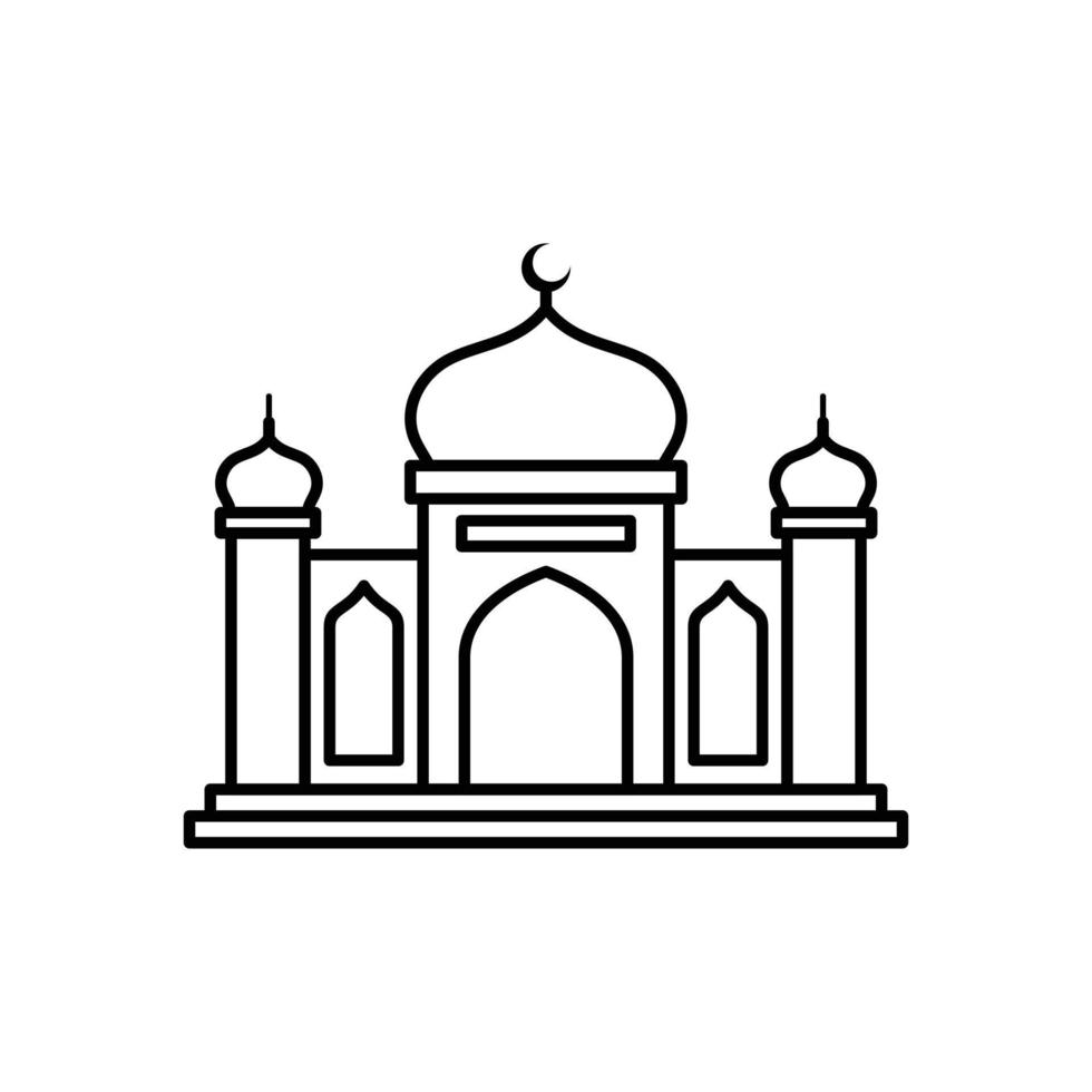 Mosque. Mosque icons. Mosque simple sign. Modern Mosque logo design