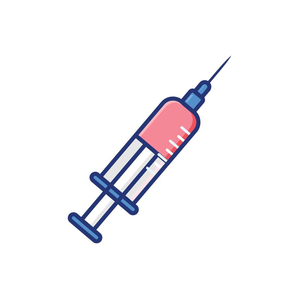 Injection. Injection icon simple sign. Injection logo design. Injection vector illustration. Medical equipment icon.