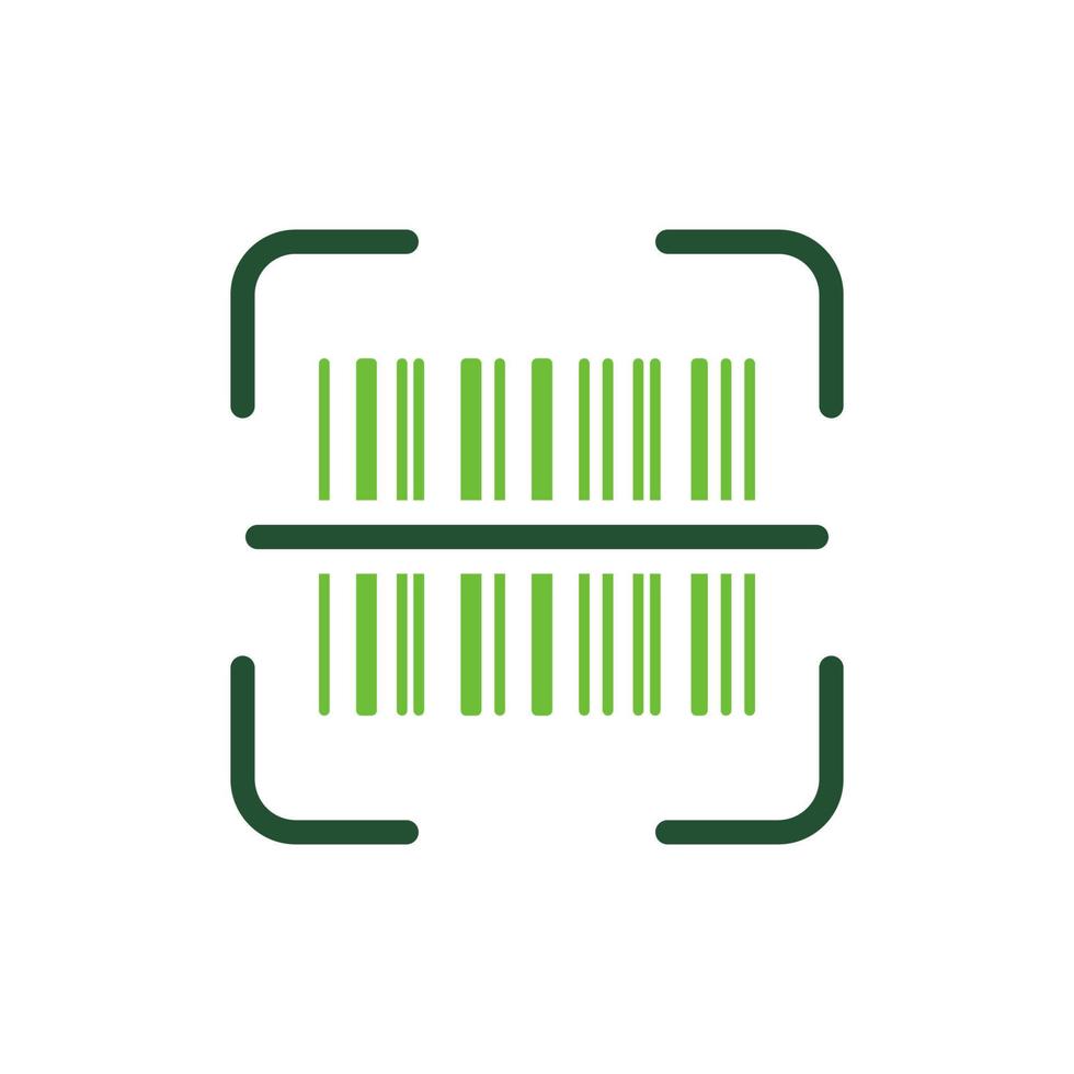 Scan Bar Code Label Line Icon. Barcode Tag Scanner Color Linear Pictogram. Product Information Identification Outline Icon. Digital Scanning Technology. Editable Stroke. Isolated Vector Illustration.
