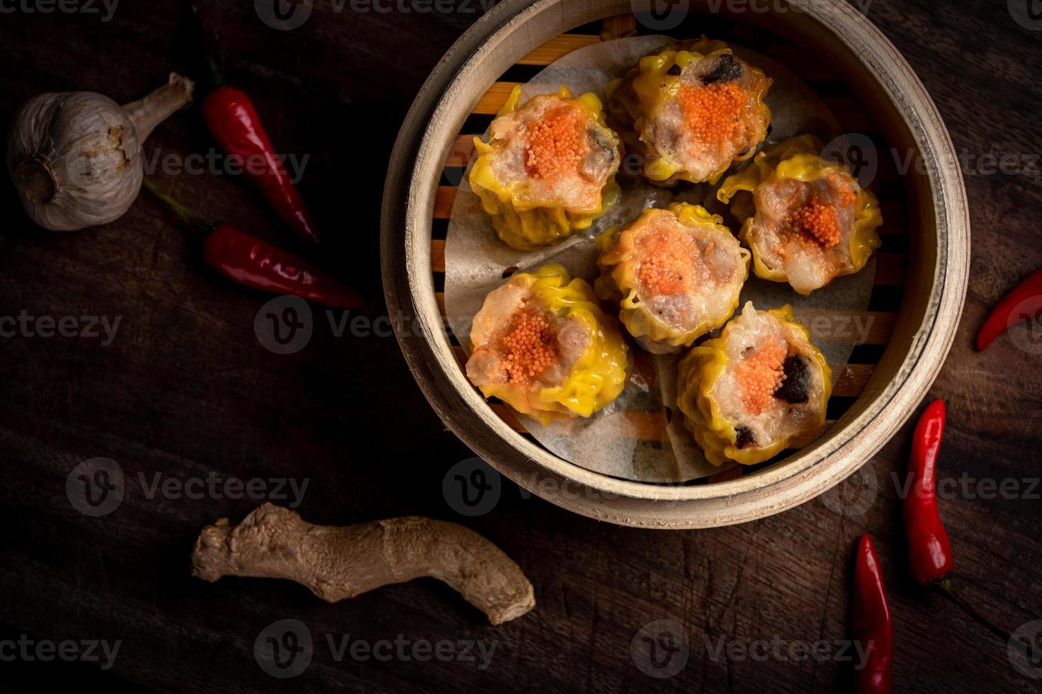 Traditional Hong Kong dim sum is a very delicious. photo