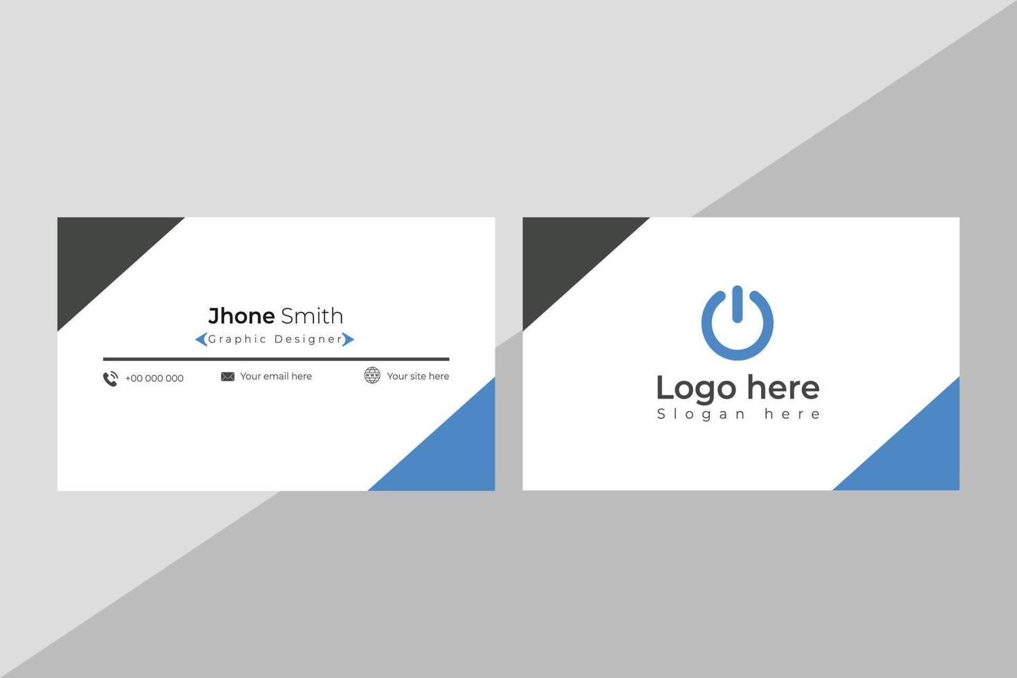 Business Card Template vector