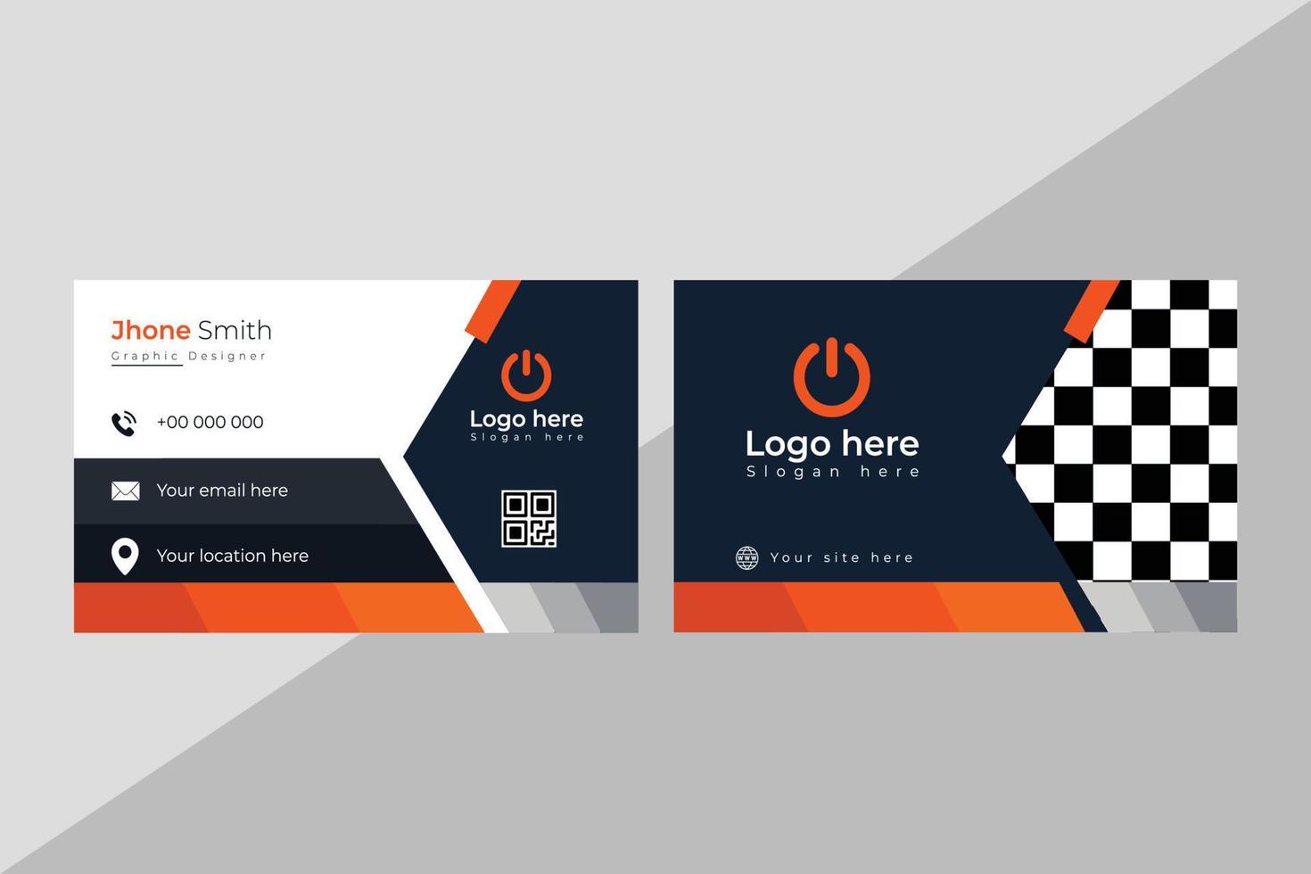 Business Card Template vector