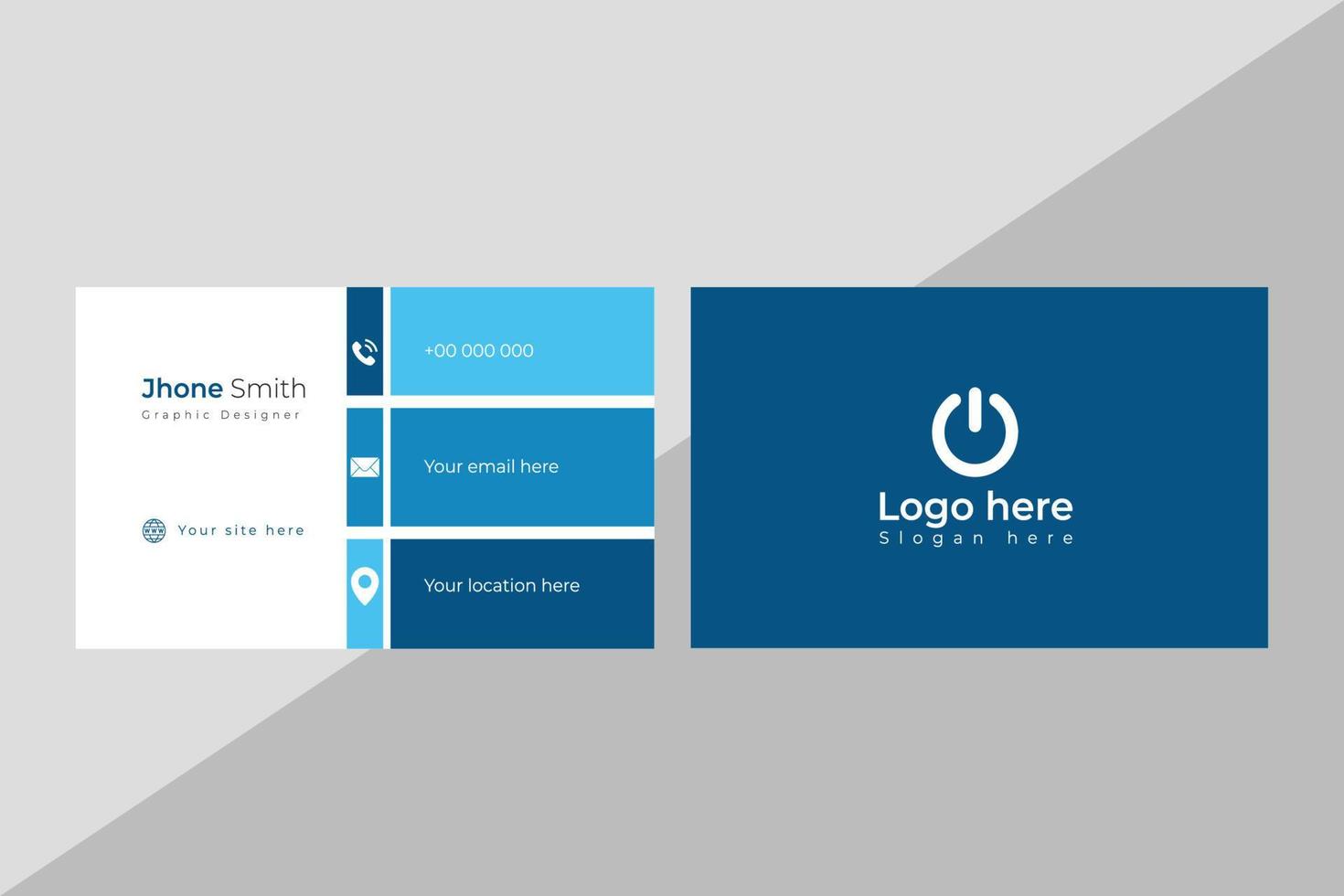 Business Card Template vector