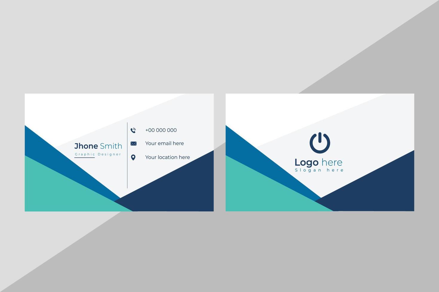 Business Card Template vector