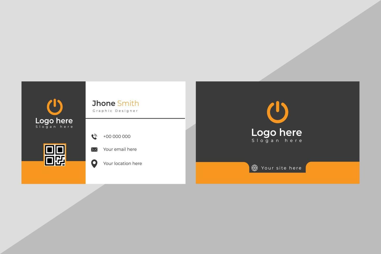 Business Card Template vector