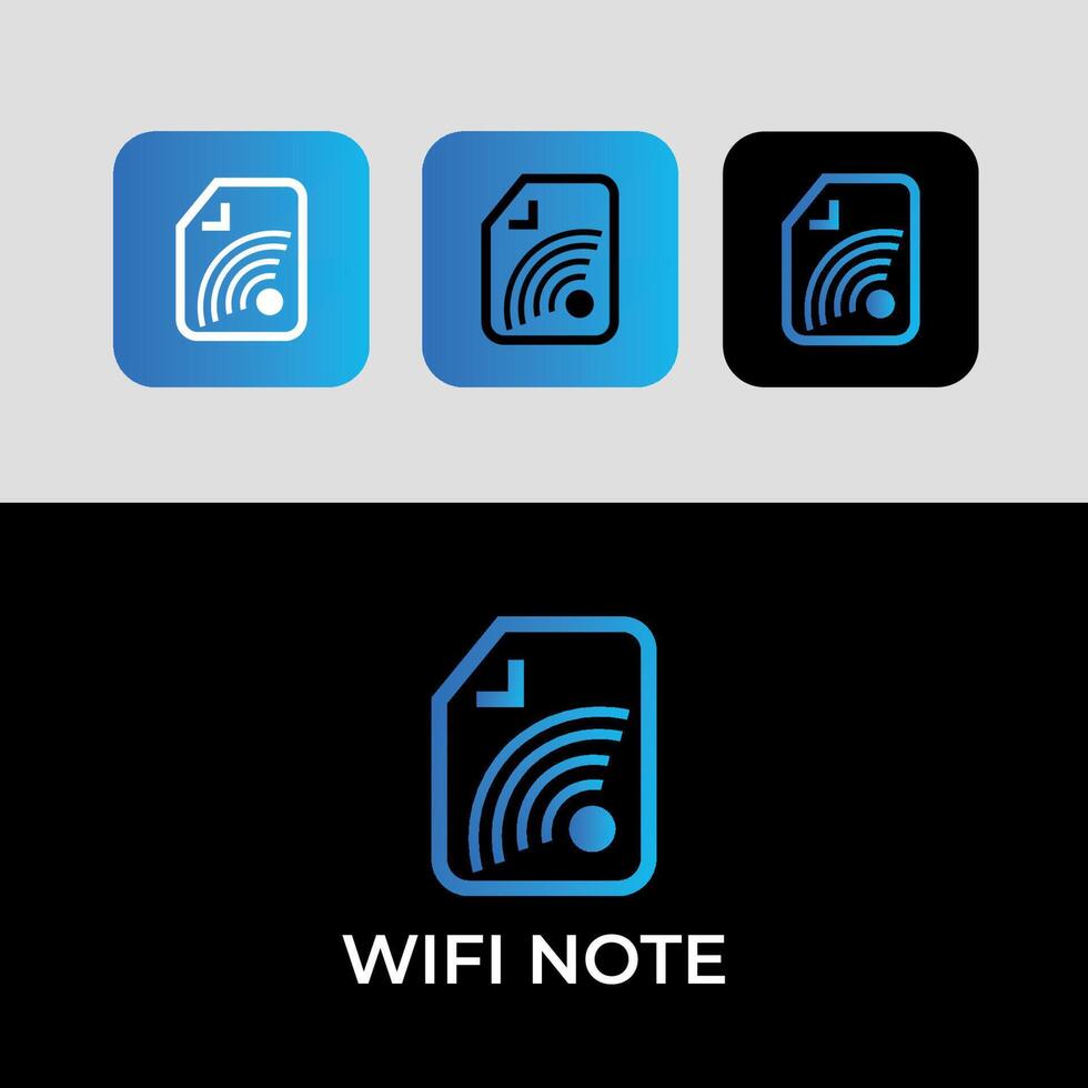 Wifi logo diseño vector