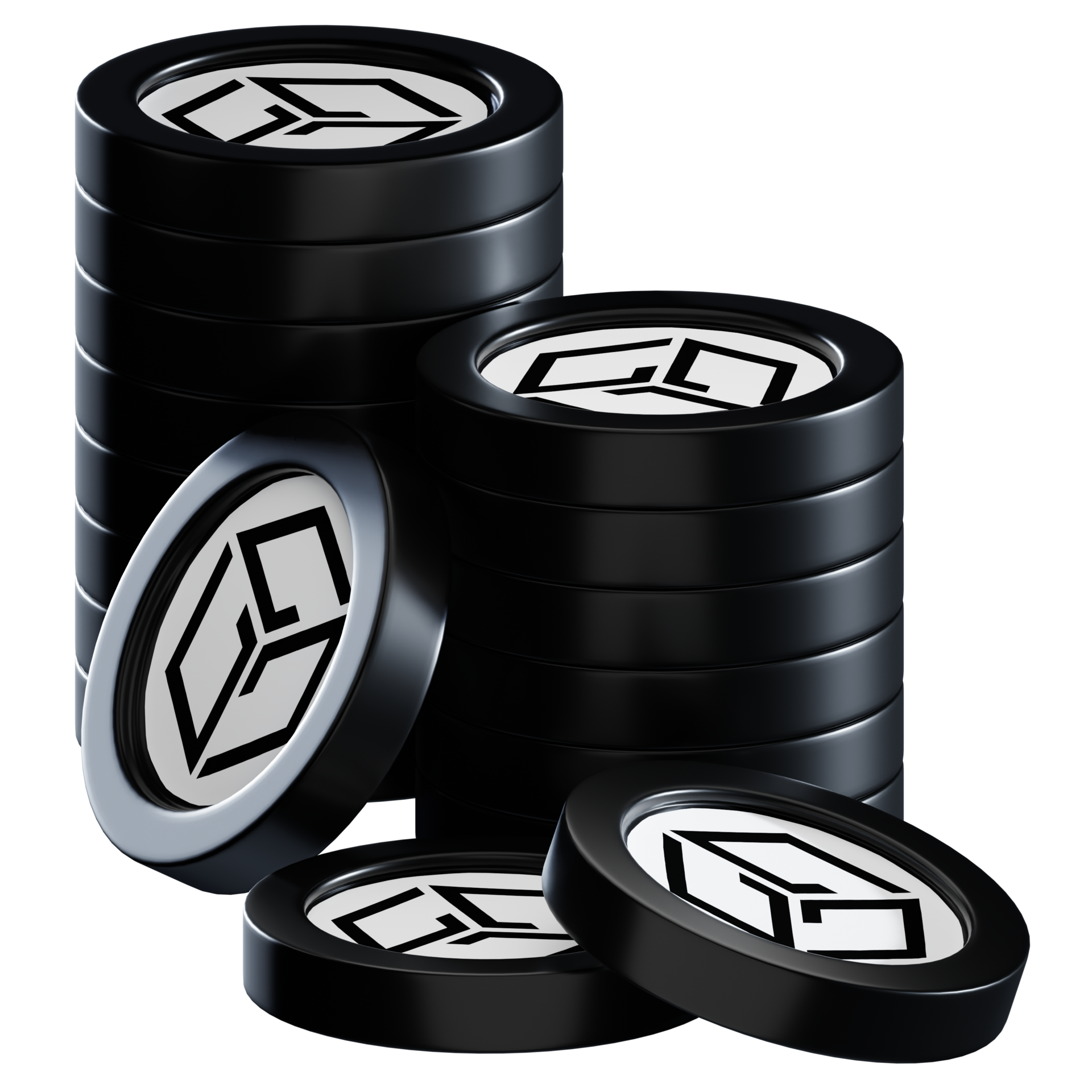free-gala-coin-stacks-cryptocurrency-3d-render-illustration-21627818