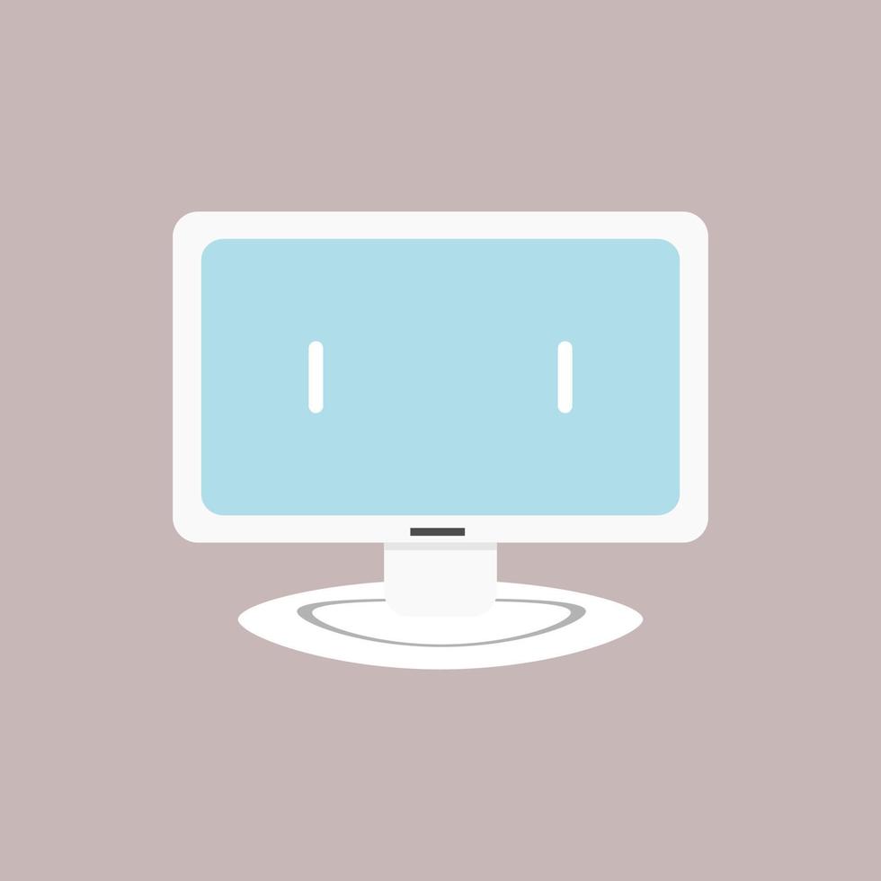 simple vector icon monitor pc