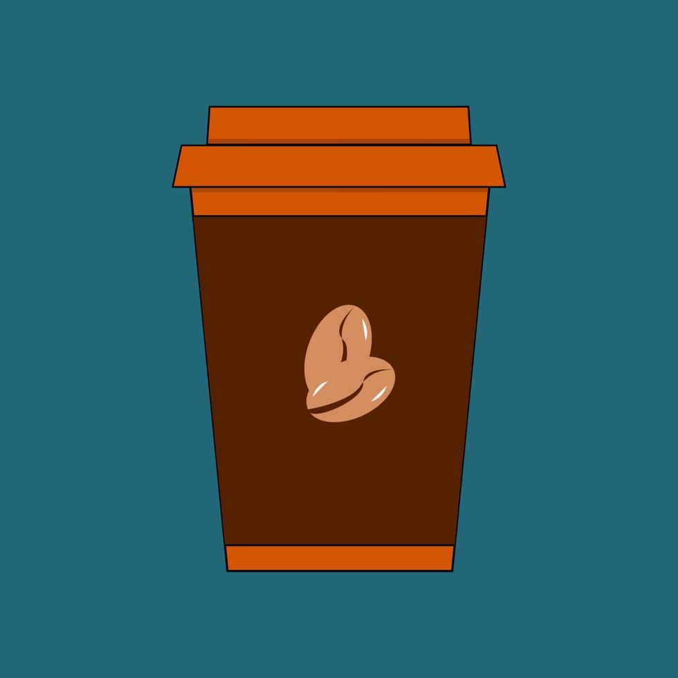 café taza icono vector para promoción