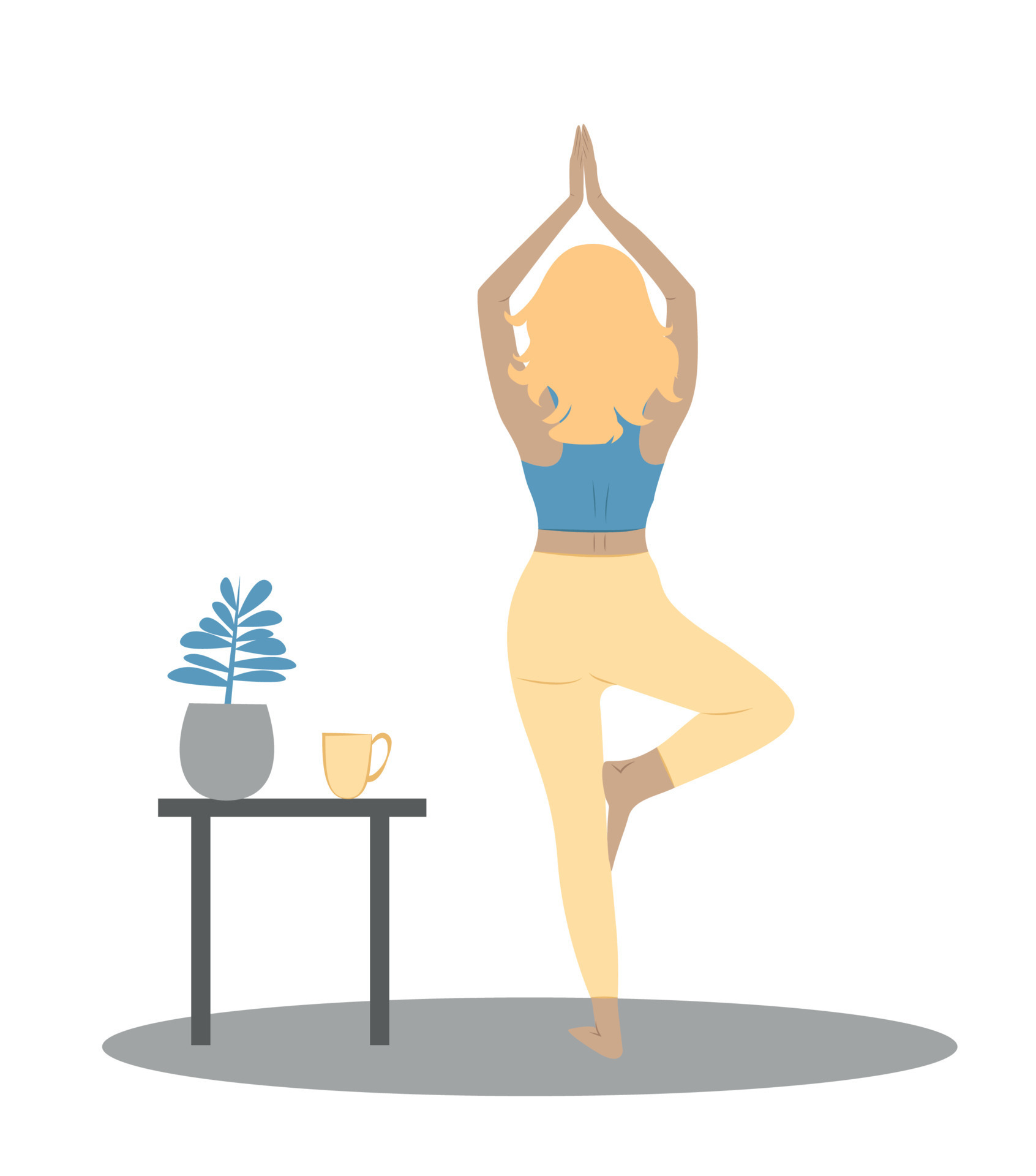 international yoga day. yoga body posture. Woman practicing yoga