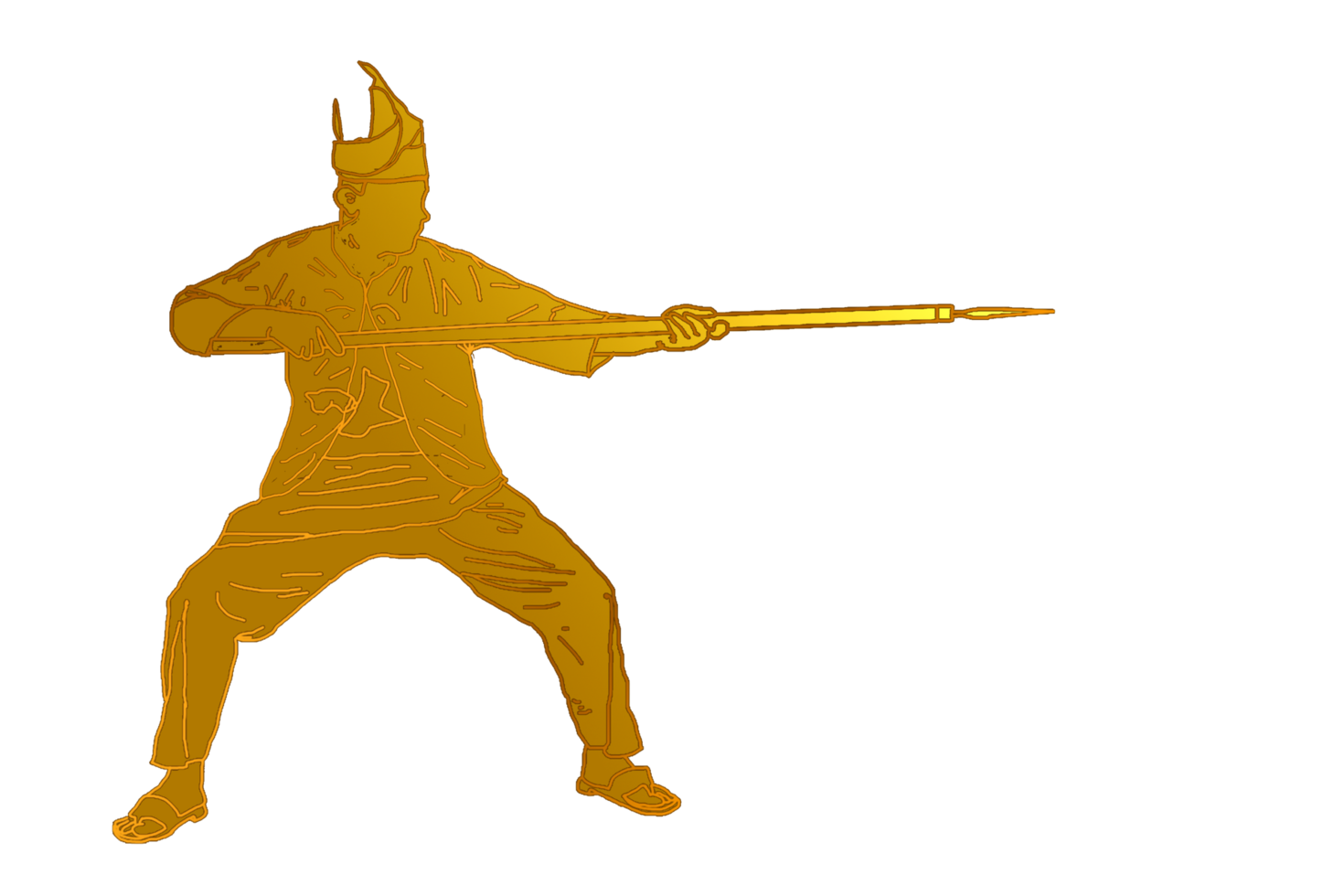 icono de marcial Arte llamada silat png