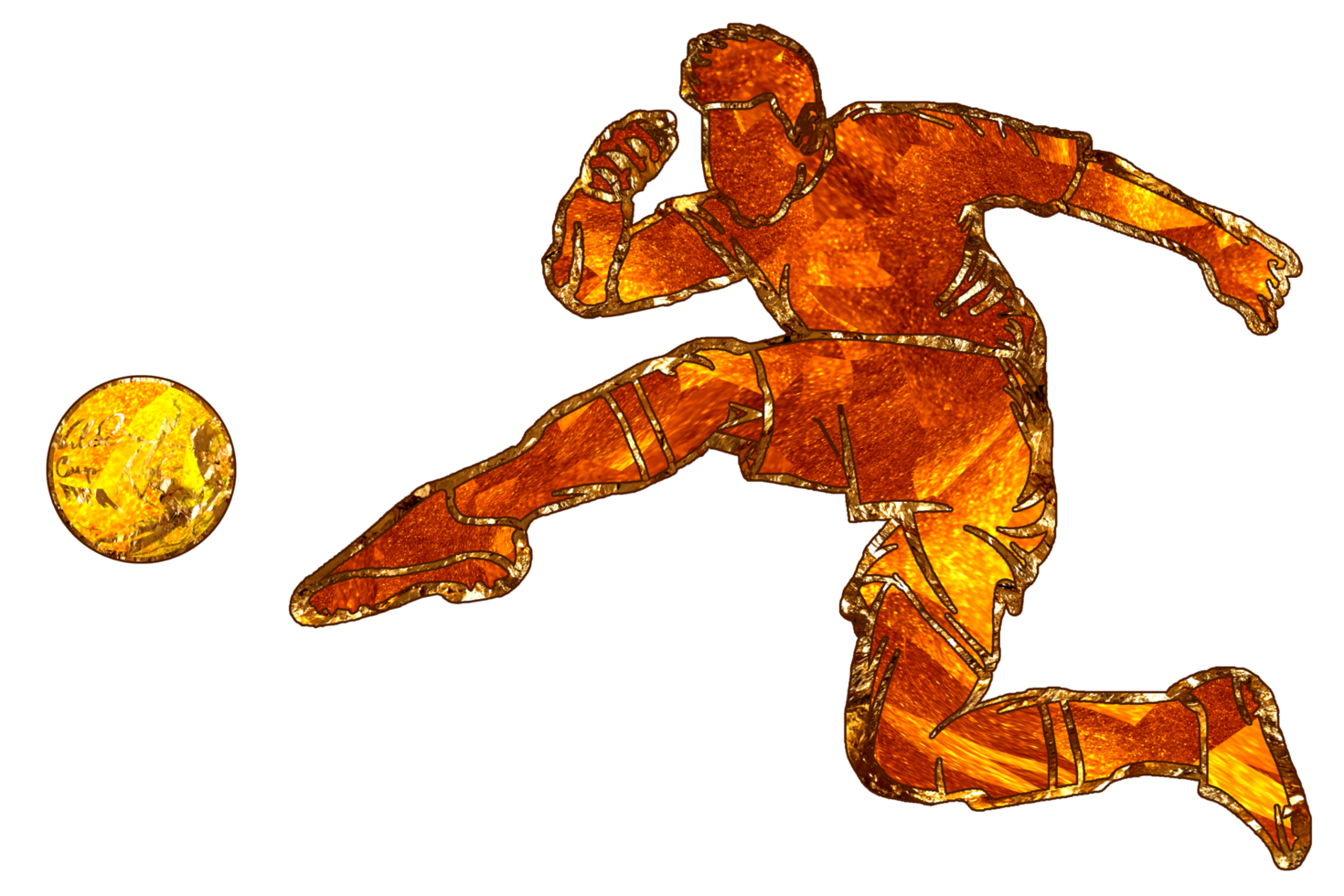 football player kicking a ball icon png