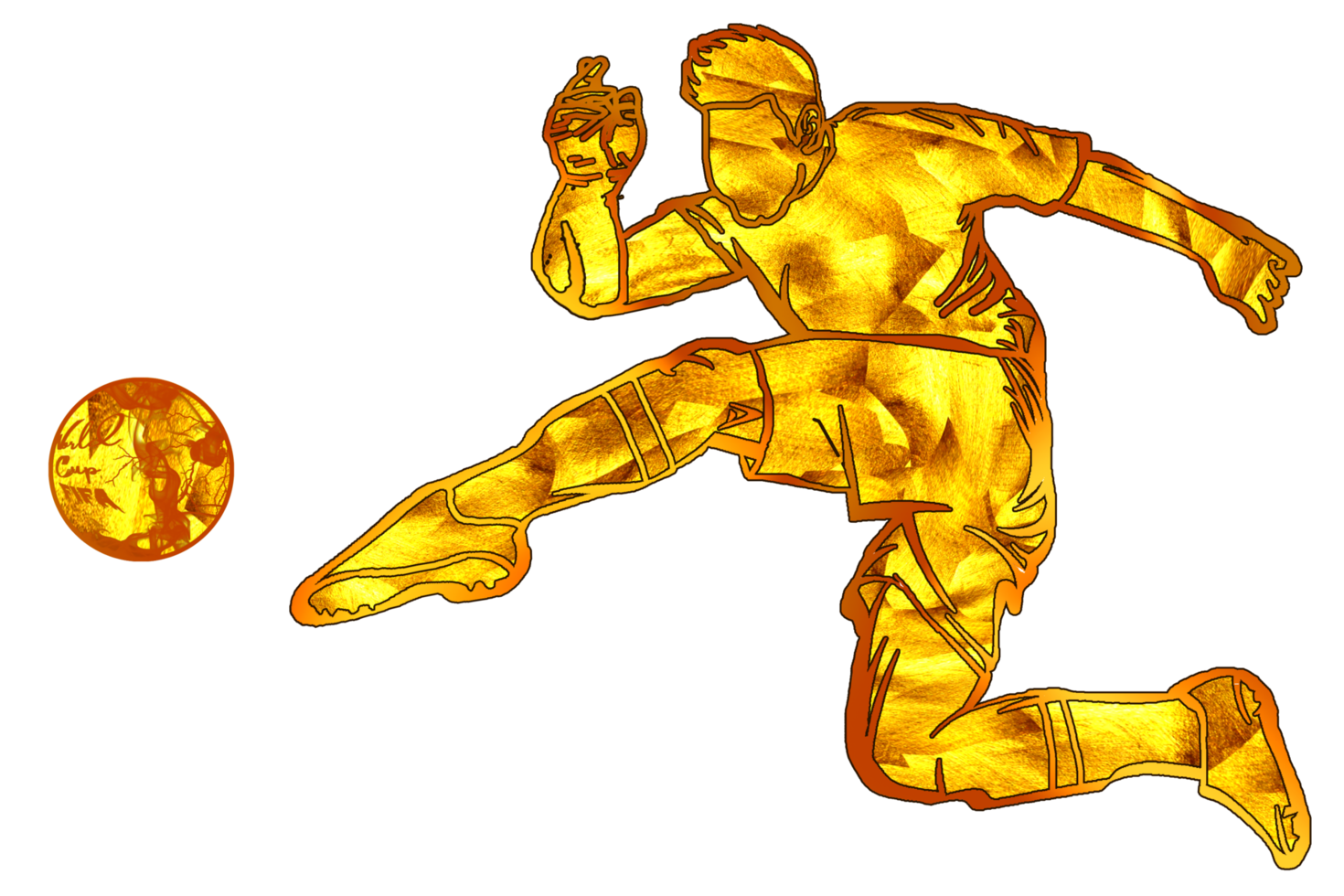 football player kicking a ball icon png