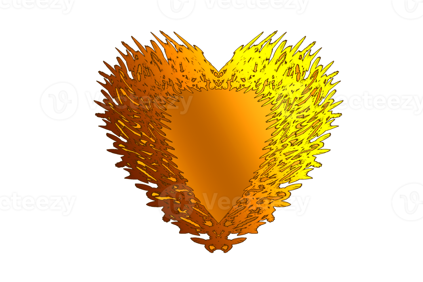 patroon symbool van hart en liefde icoon png