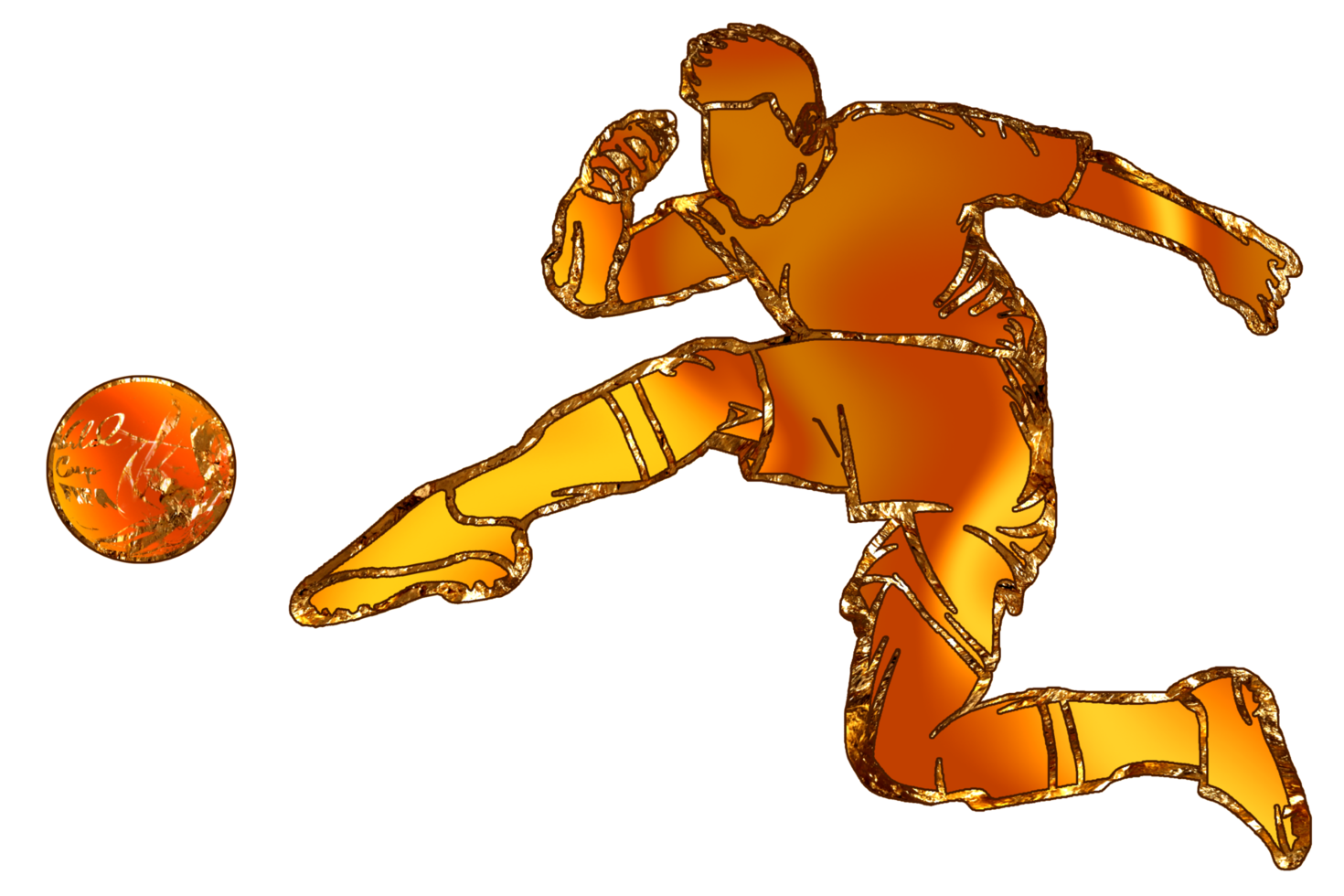 football player kicking a ball icon png