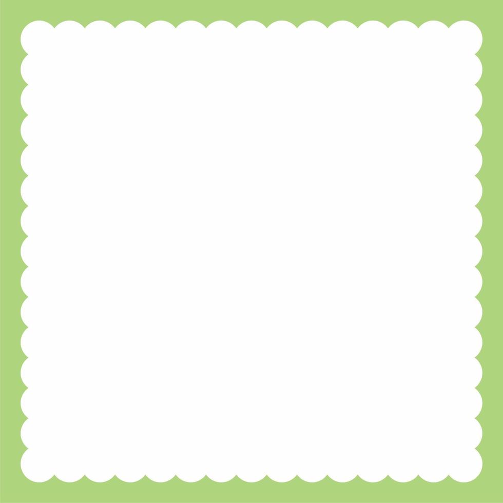 light green color frame pattern on white background vector