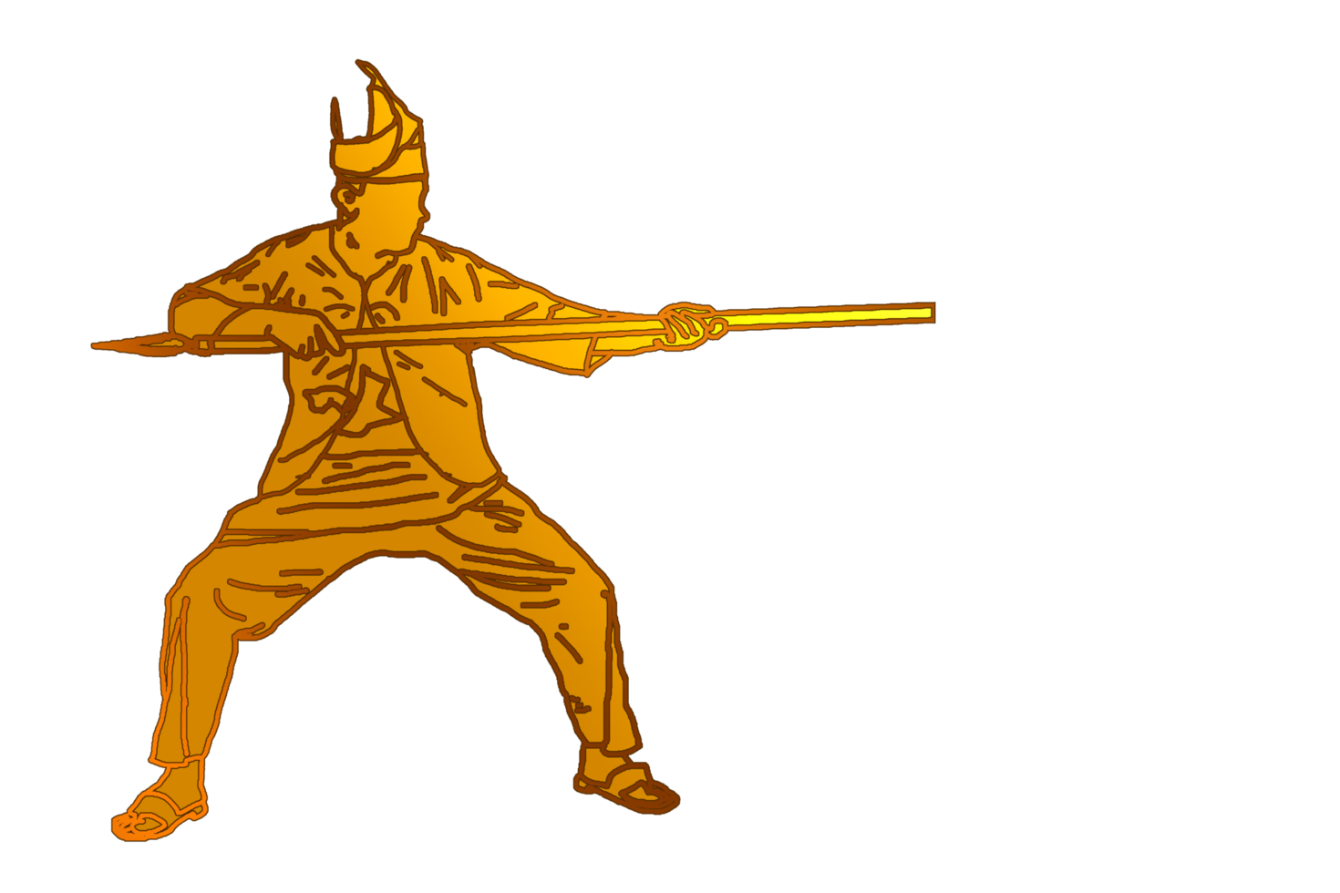 icon of martial art call silat png